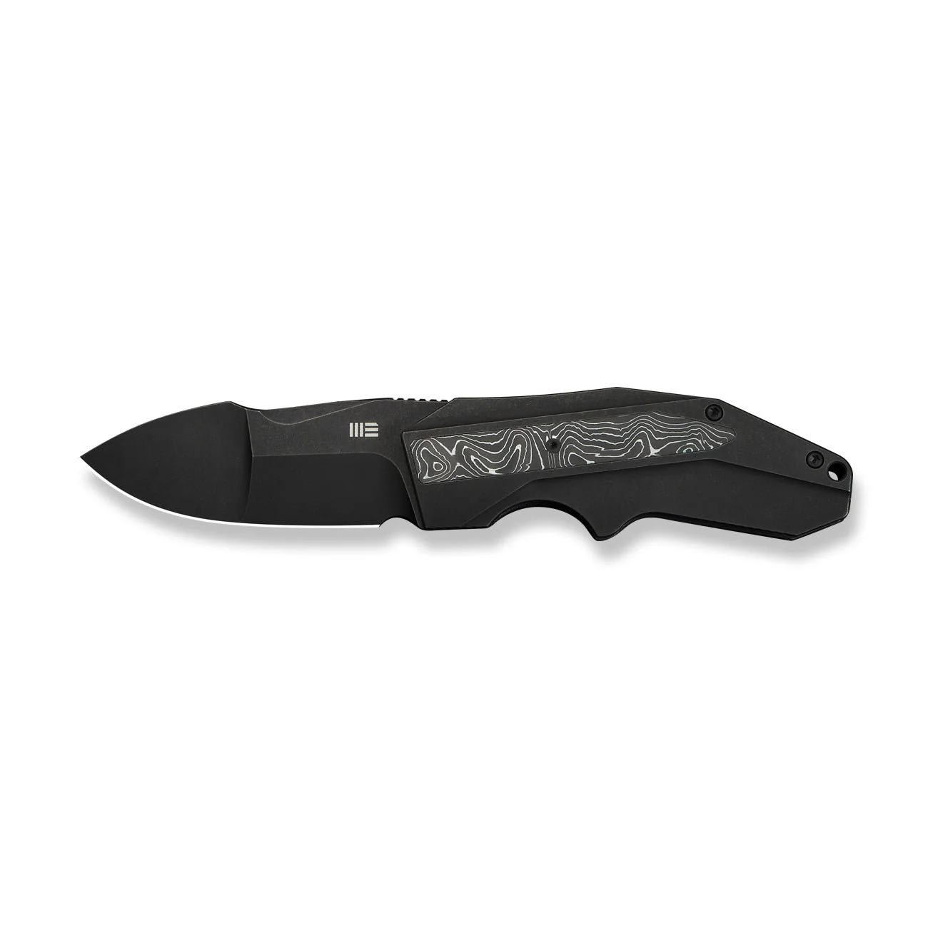 WEKNIFE Coral SLT Flipper Knife Titanium & Carbon Fiber Handle (2.95" CPM 20CV Blade) WE24044-1 - Image 5