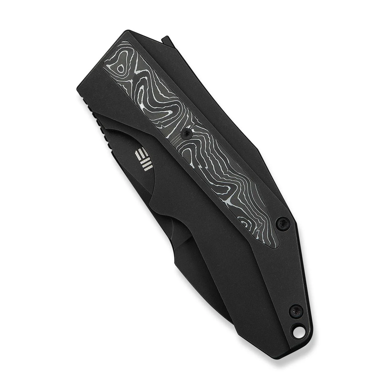 WEKNIFE Coral SLT Flipper Knife Titanium & Carbon Fiber Handle (2.95" CPM 20CV Blade) WE24044-1 - Image 6
