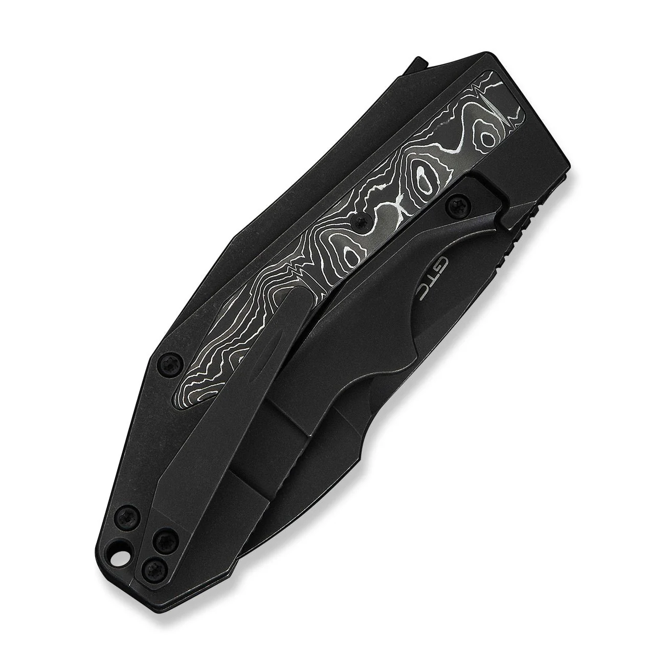 WEKNIFE Coral SLT Flipper Knife Titanium & Carbon Fiber Handle (2.95" CPM 20CV Blade) WE24044-1 - Image 7