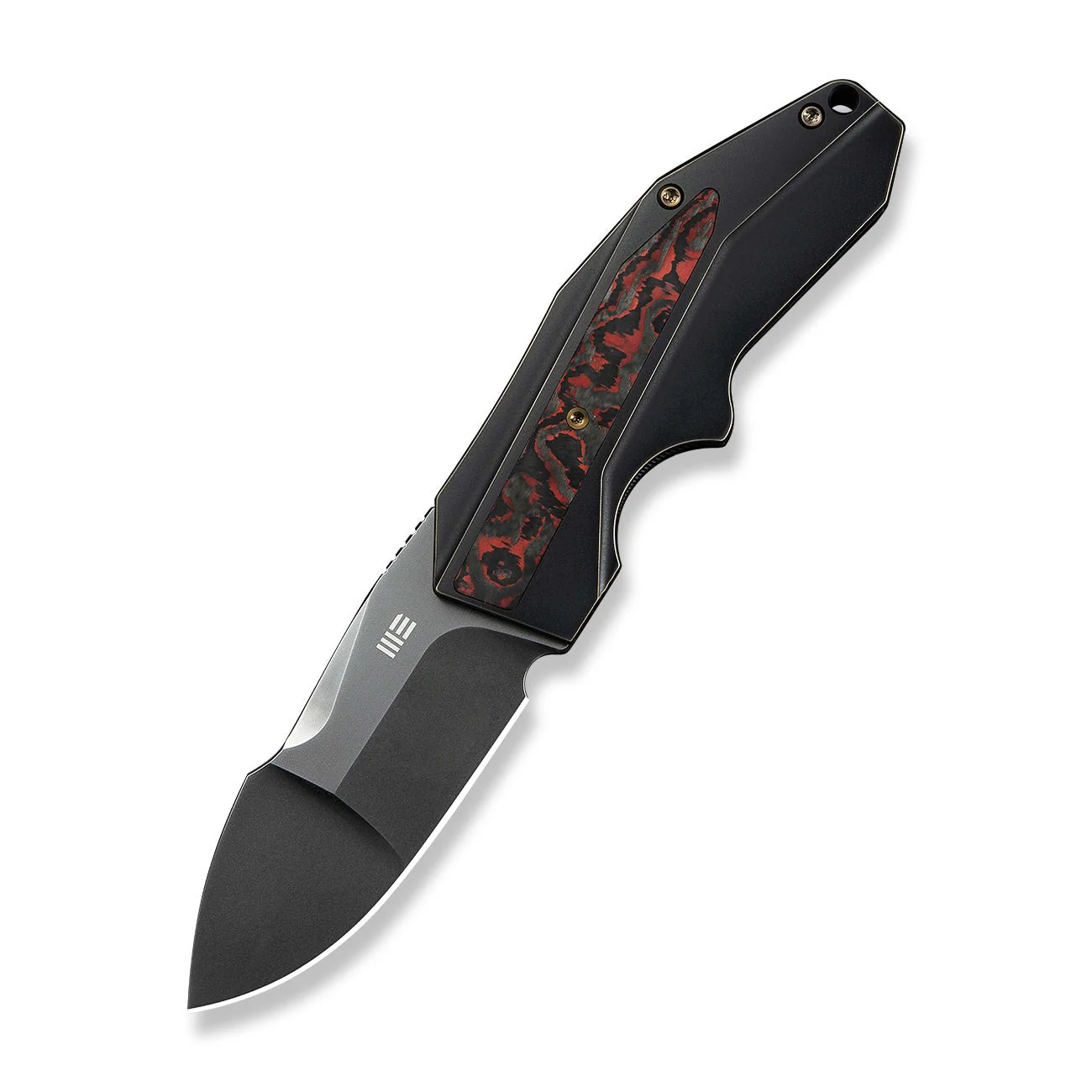 WEKNIFE Coral SLT Flipper Knife Titanium & FatCarbon Fiber Handle (2.95" CPM 20CV Blade) WE24044-3 - Image 3