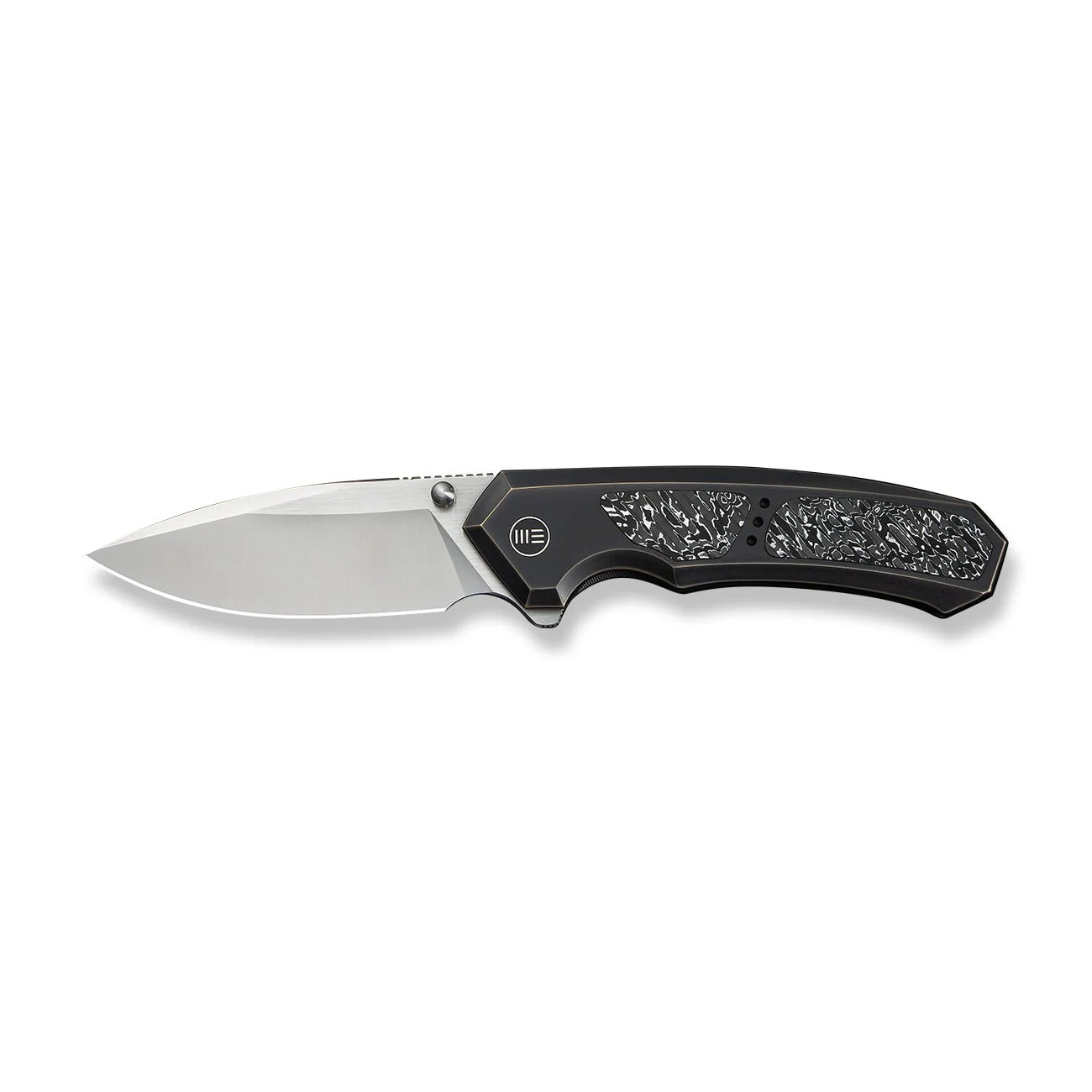 WEKNIFE Corwyn Flipper & Thumb Stud Knife Titanium & Carbon Fiber Handle (3.7" M390 Blade) WE24088-3 - Image 4