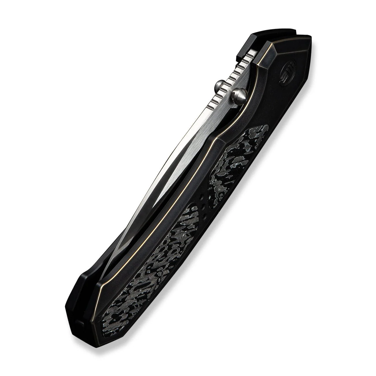 WEKNIFE Corwyn Flipper & Thumb Stud Knife Titanium & Carbon Fiber Handle (3.7" M390 Blade) WE24088-3 - Image 8