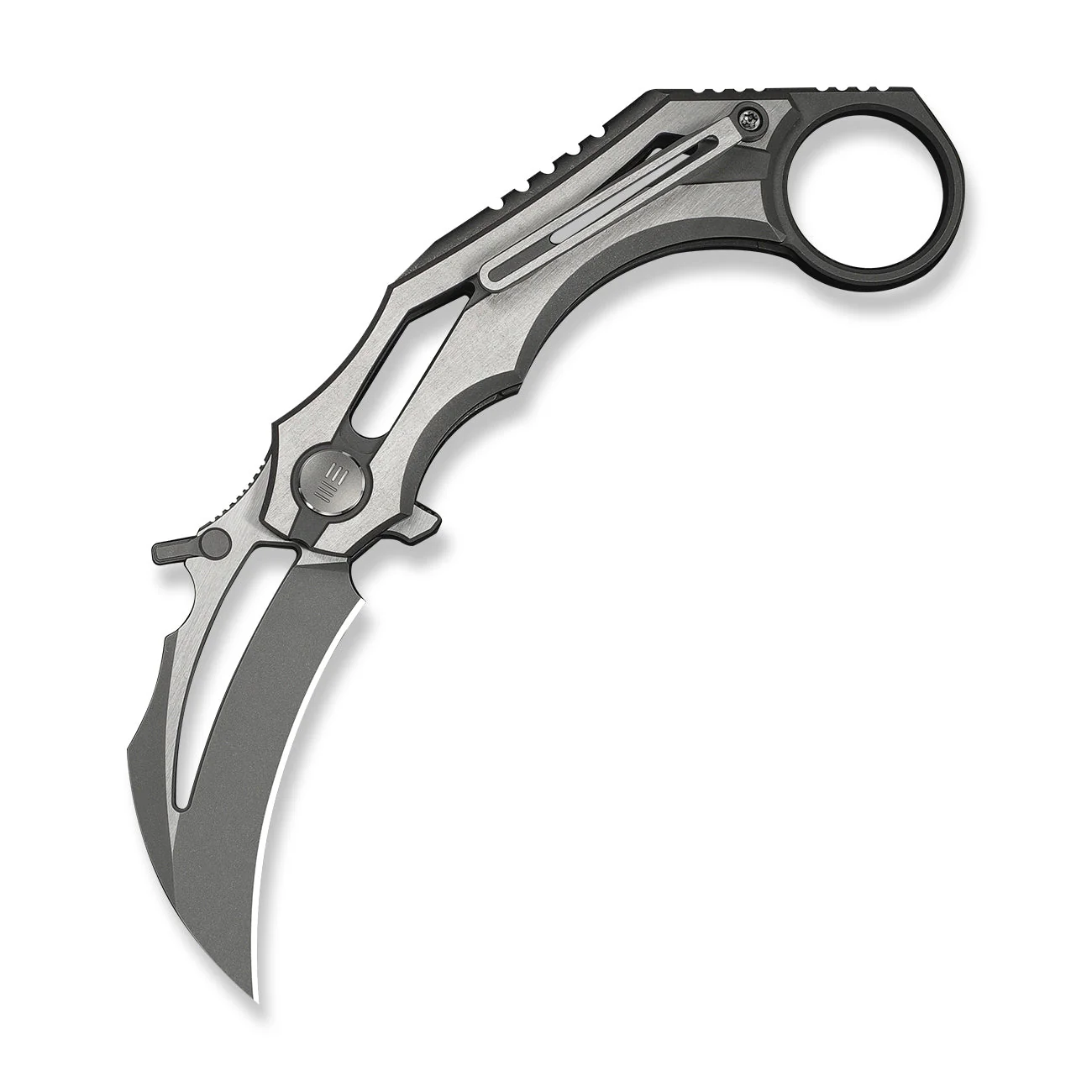 WEKNIFE Cryonix Flipper Knife Titanium Handle (2.03" M390 Blade) WE24070-2 - Image 3