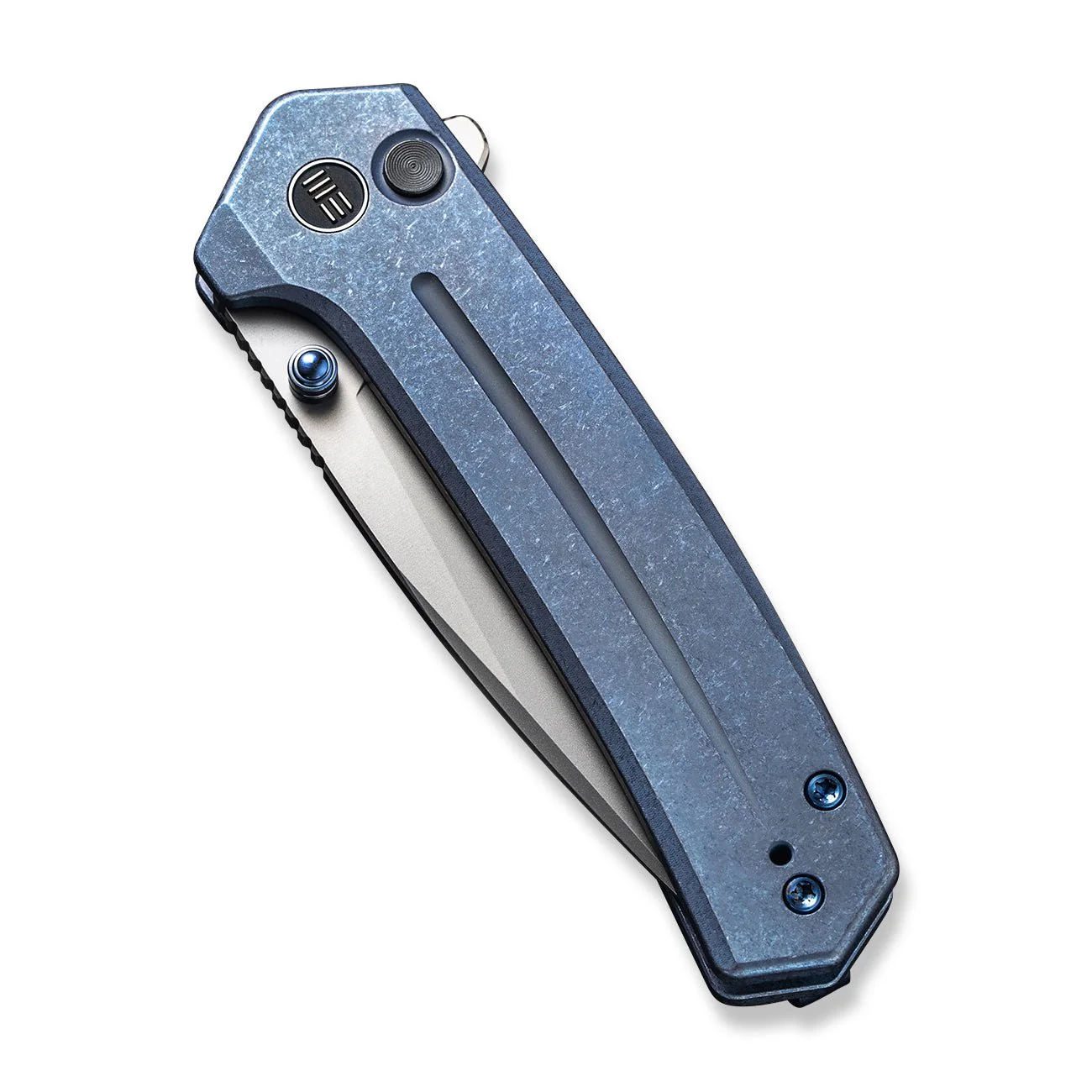 WEKNIFE Culex Flipper & Thumb Stud & Button Lock Knife Titanium Handle (2.97" CPM 20CV Blade) WE21026B-4 - Image 5