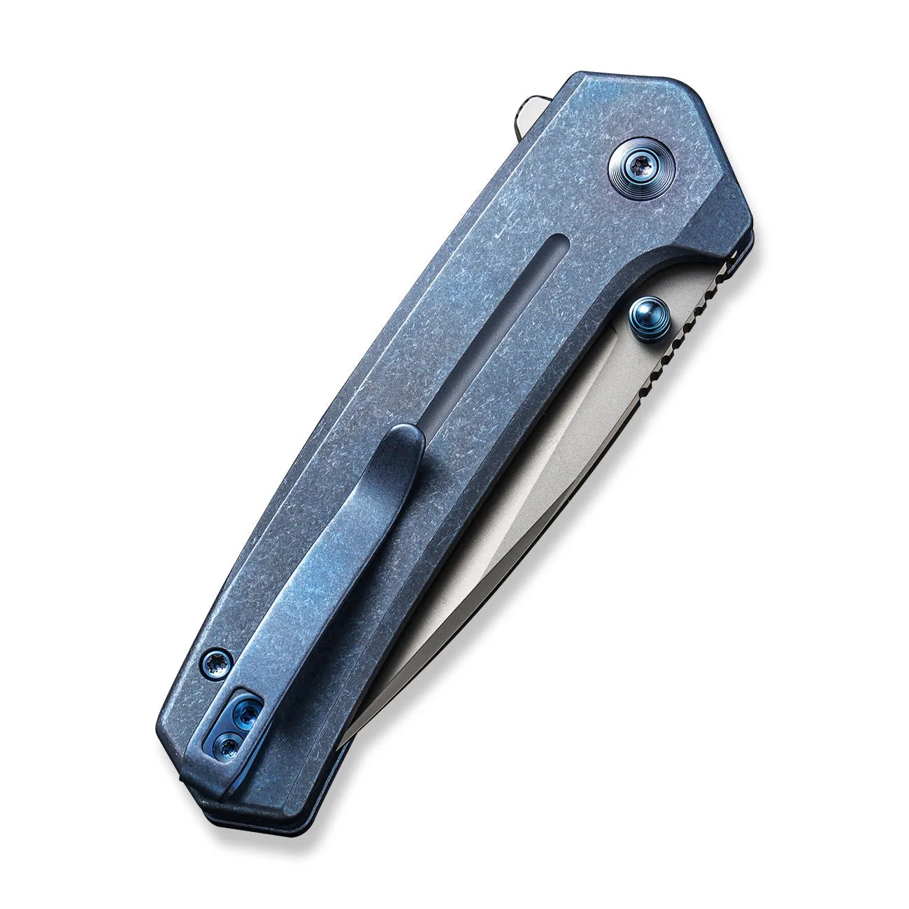 WEKNIFE Culex Flipper & Thumb Stud & Button Lock Knife Titanium Handle (2.97" CPM 20CV Blade) WE21026B-4 - Image 6
