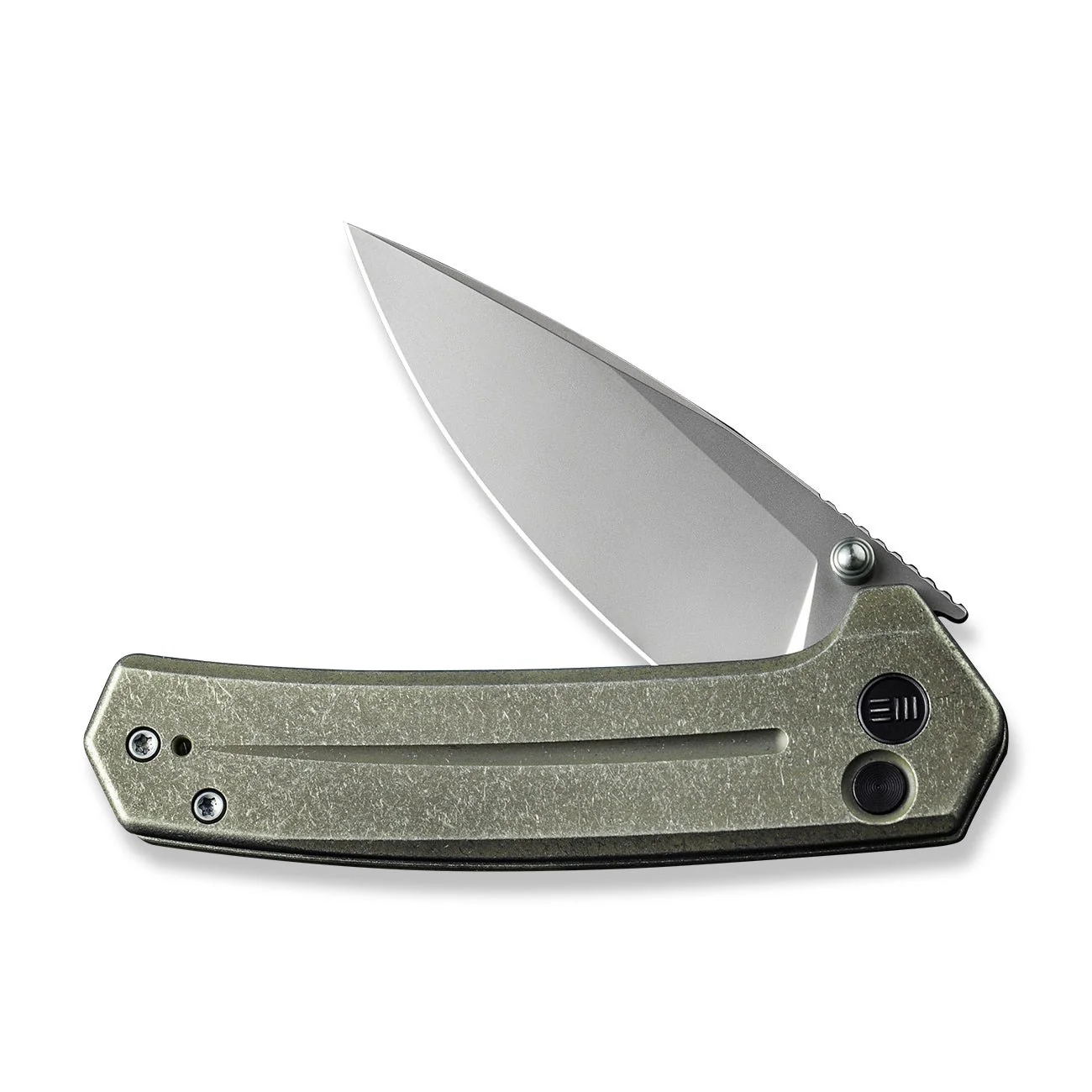 WEKNIFE Culex Flipper & Thumb Stud & Button Lock Knife Titanium Handle (2.97" CPM 20CV Blade) WE21026B-5 - Image 4