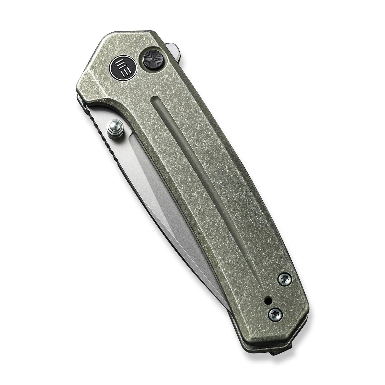 WEKNIFE Culex Flipper & Thumb Stud & Button Lock Knife Titanium Handle (2.97" CPM 20CV Blade) WE21026B-5 - Image 5