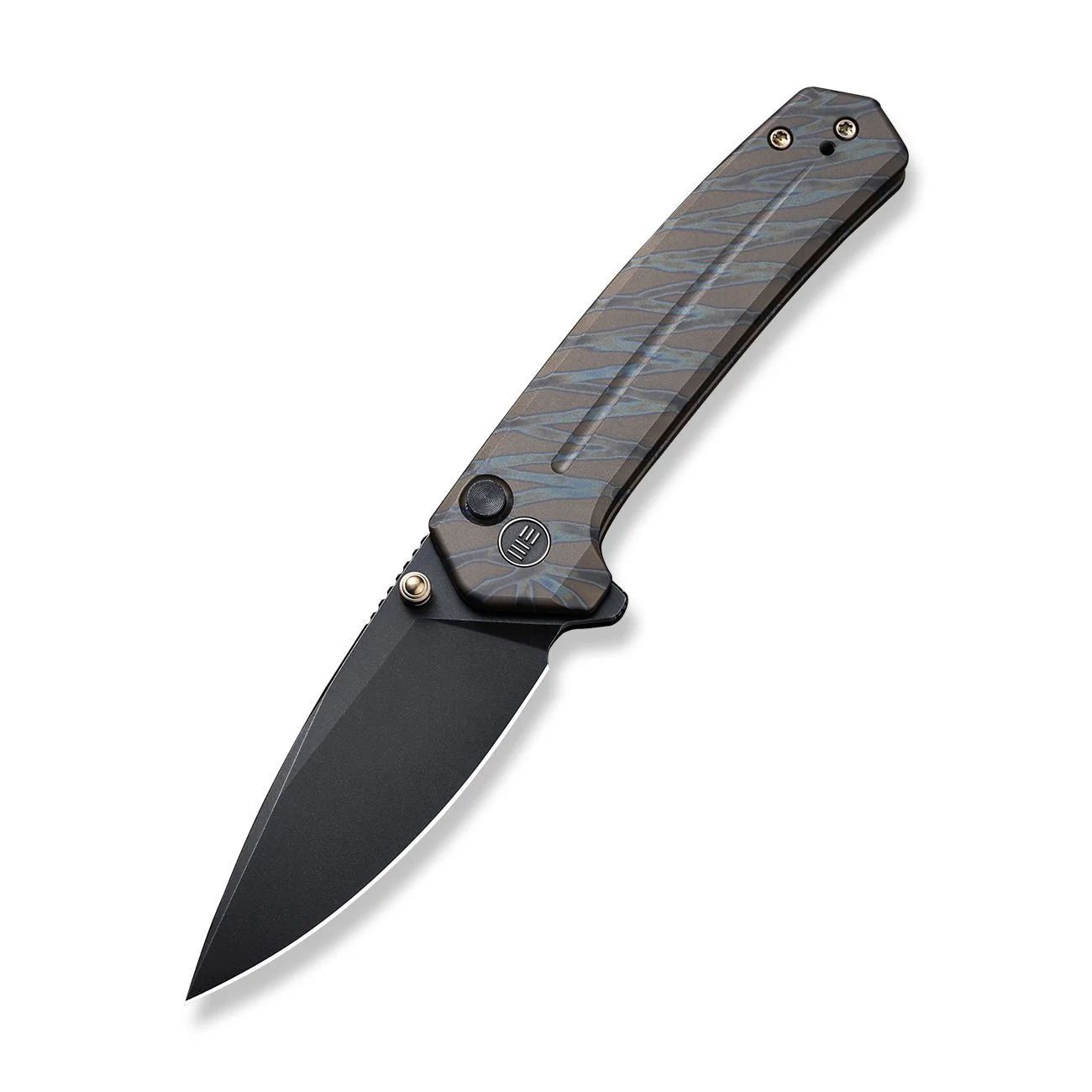 WEKNIFE Culex Flipper & Thumb Stud & Button Lock Knife Titanium Handle (2.97" CPM 20CV Blade) WE21026B-7 - Image 3