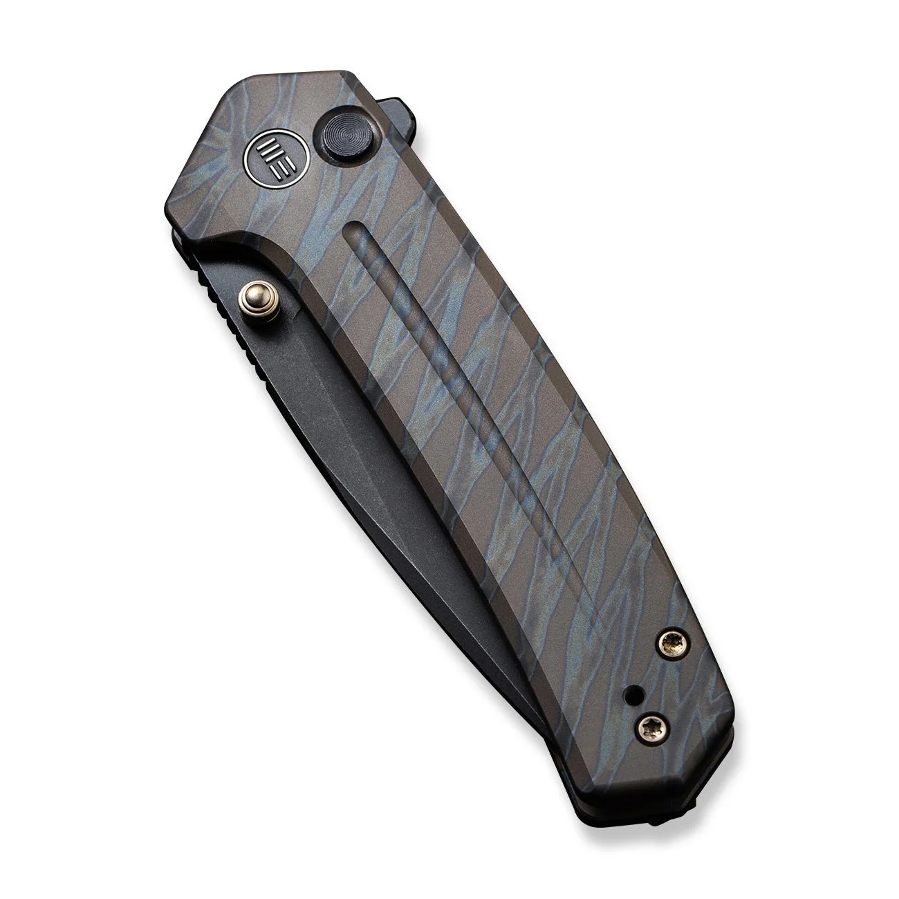 WEKNIFE Culex Flipper & Thumb Stud & Button Lock Knife Titanium Handle (2.97" CPM 20CV Blade) WE21026B-7 - Image 6