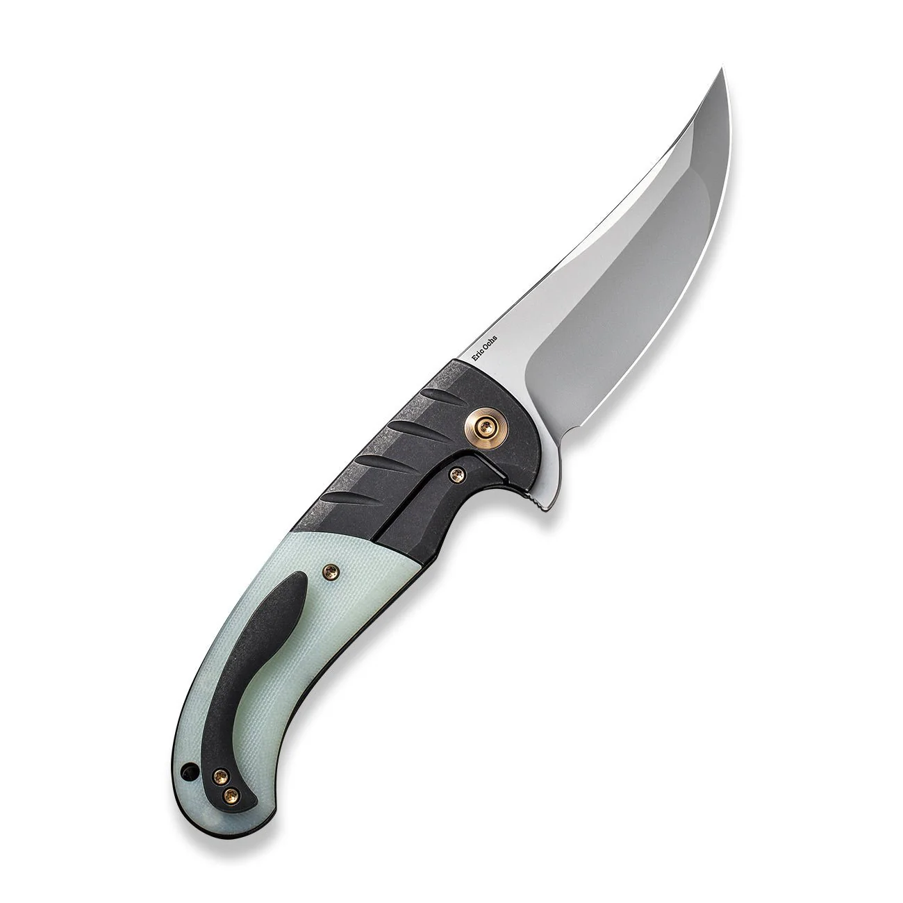 WEKNIFE Curvaceous Flipper Knife Titanium & G10 Handle (3.70" CPM 20CV Blade) WE20012-3 - Image 2