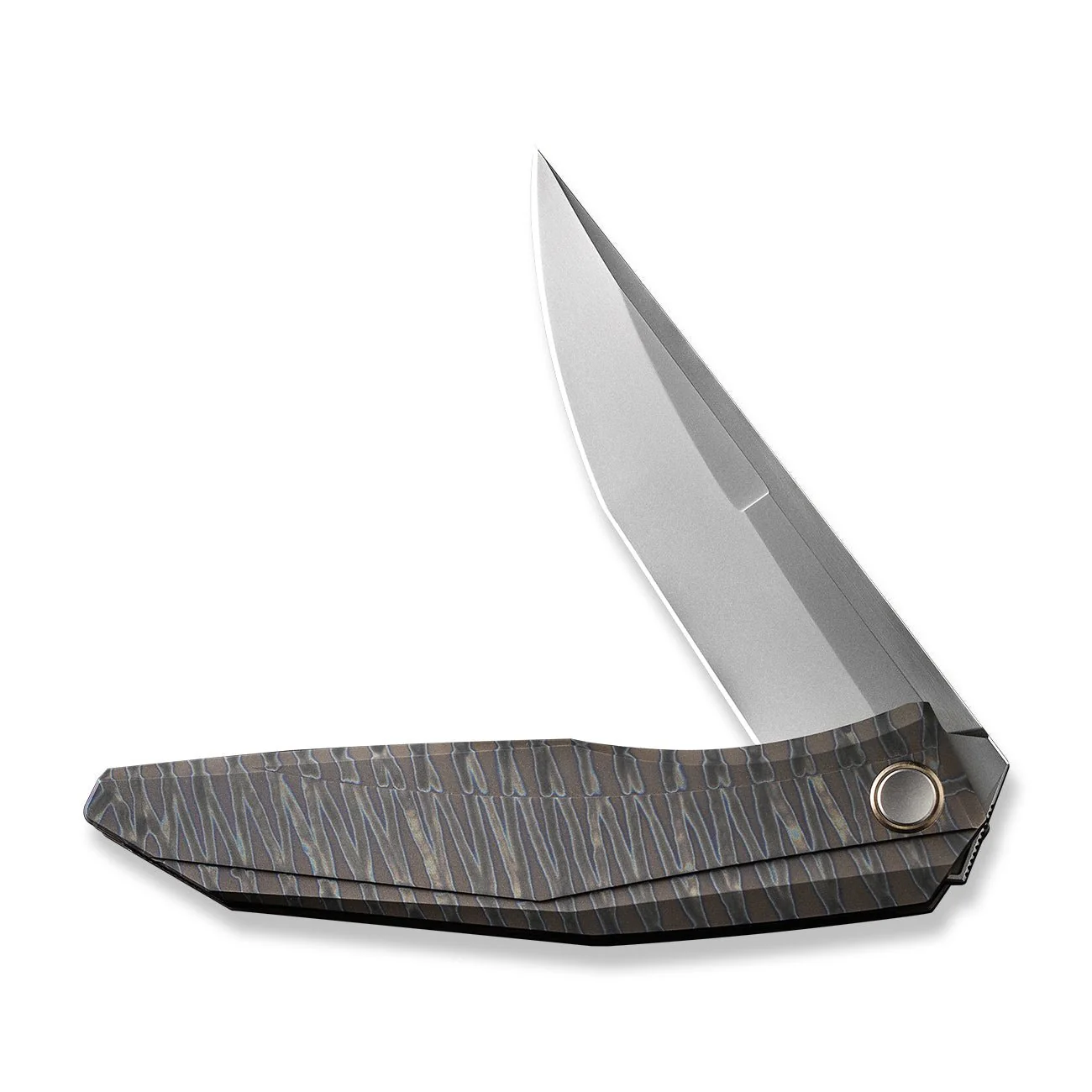 WEKNIFE Cybernetic Top Flipper Knife Titanium Handle (3.91" CPM 20CV Blade) WE22033-3 - Image 5