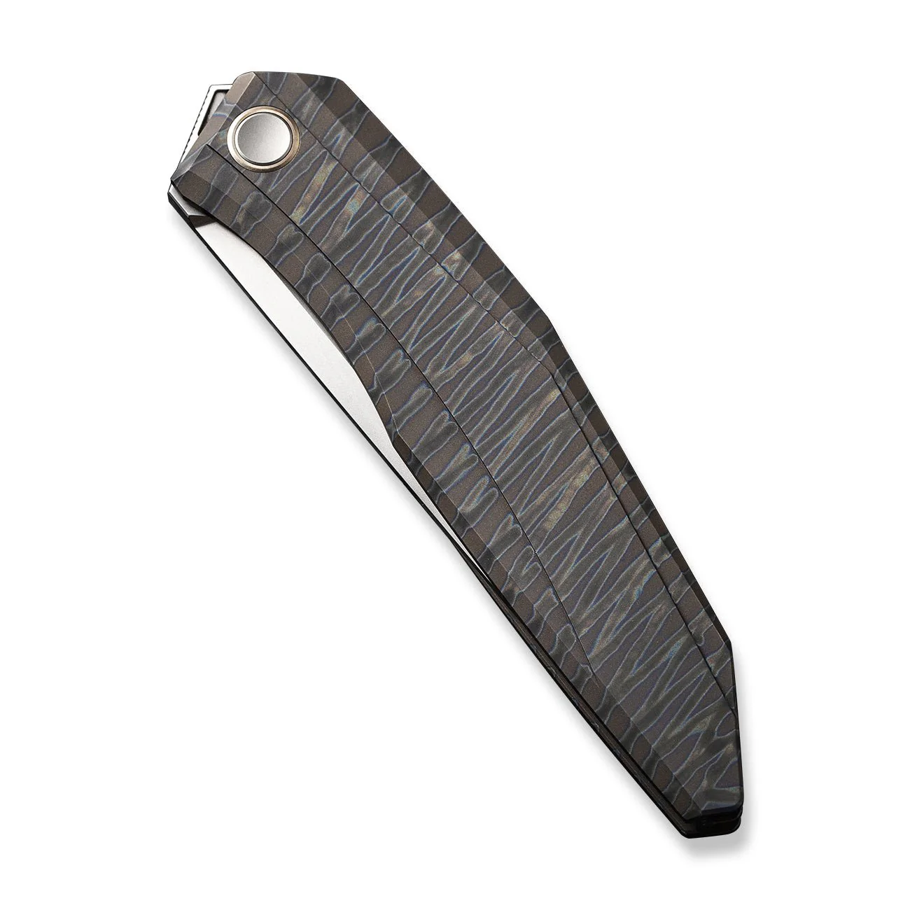 WEKNIFE Cybernetic Top Flipper Knife Titanium Handle (3.91" CPM 20CV Blade) WE22033-3 - Image 6