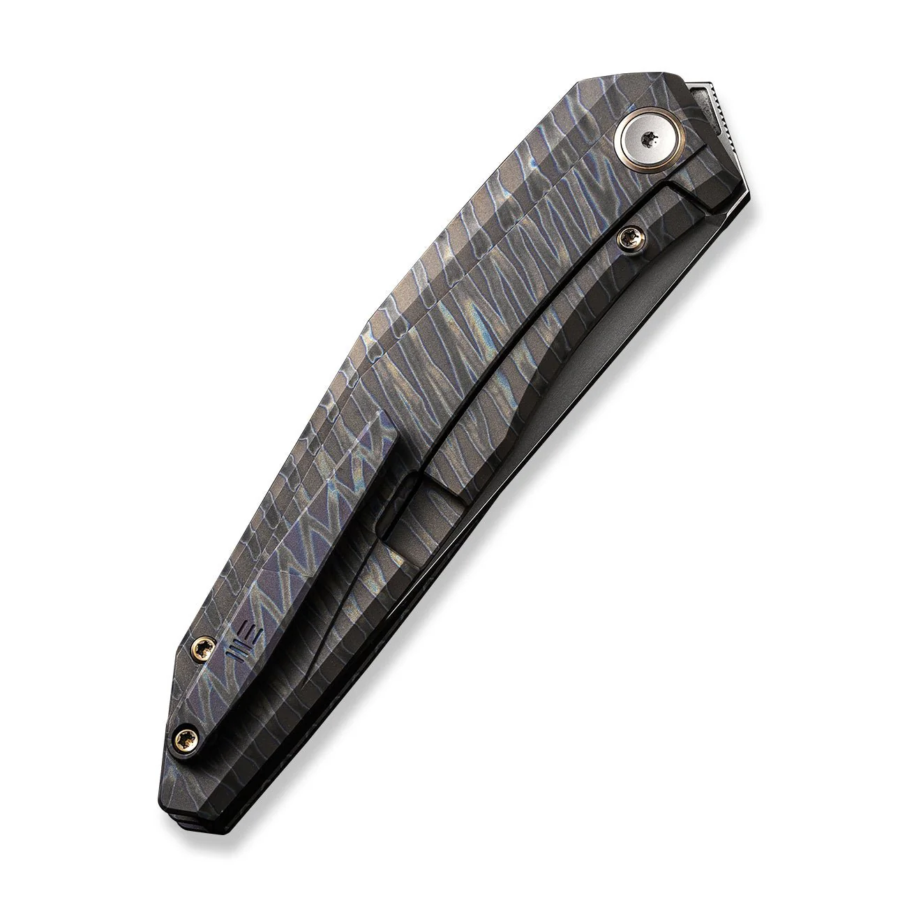 WEKNIFE Cybernetic Top Flipper Knife Titanium Handle (3.91" CPM 20CV Blade) WE22033-3 - Image 7