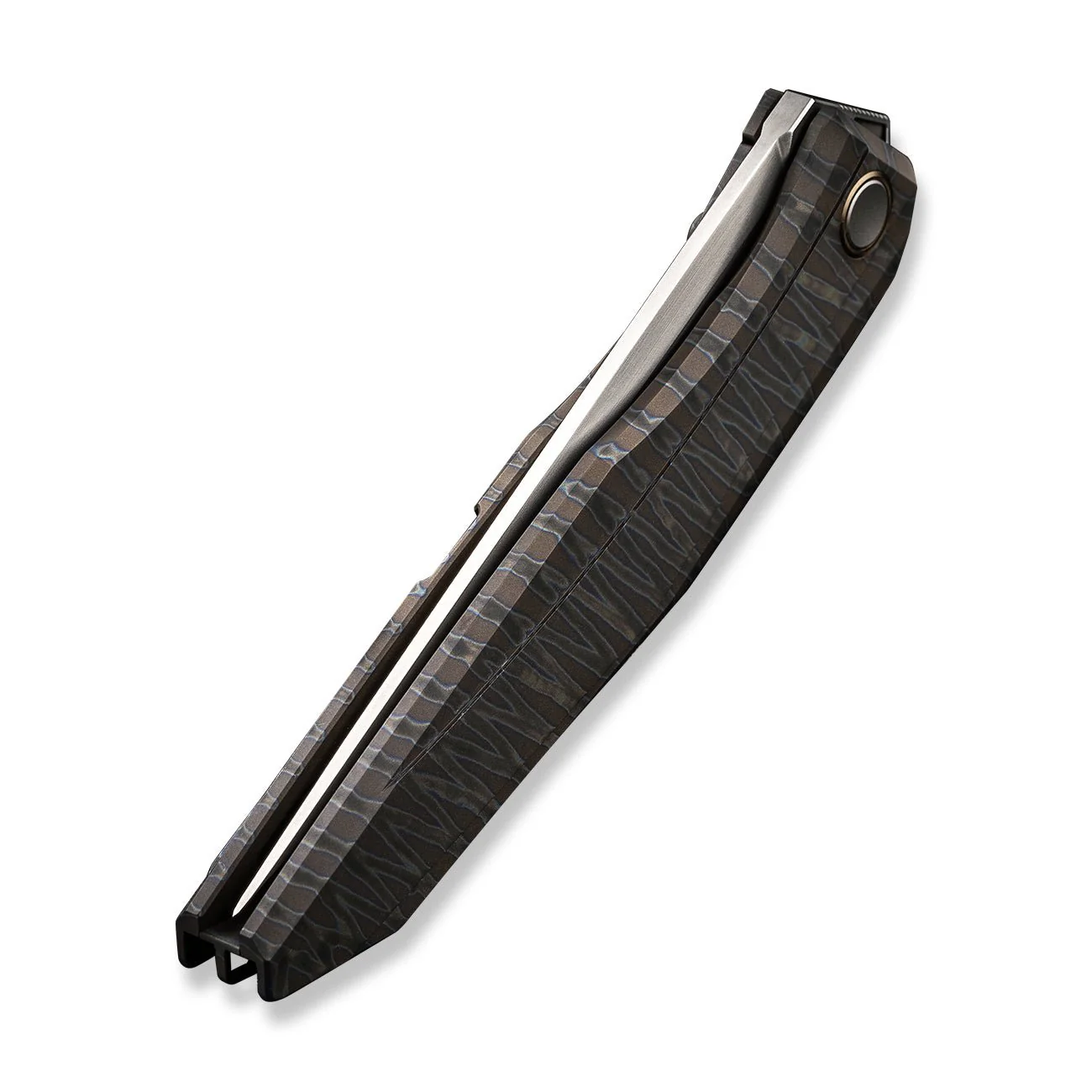 WEKNIFE Cybernetic Top Flipper Knife Titanium Handle (3.91" CPM 20CV Blade) WE22033-3 - Image 8
