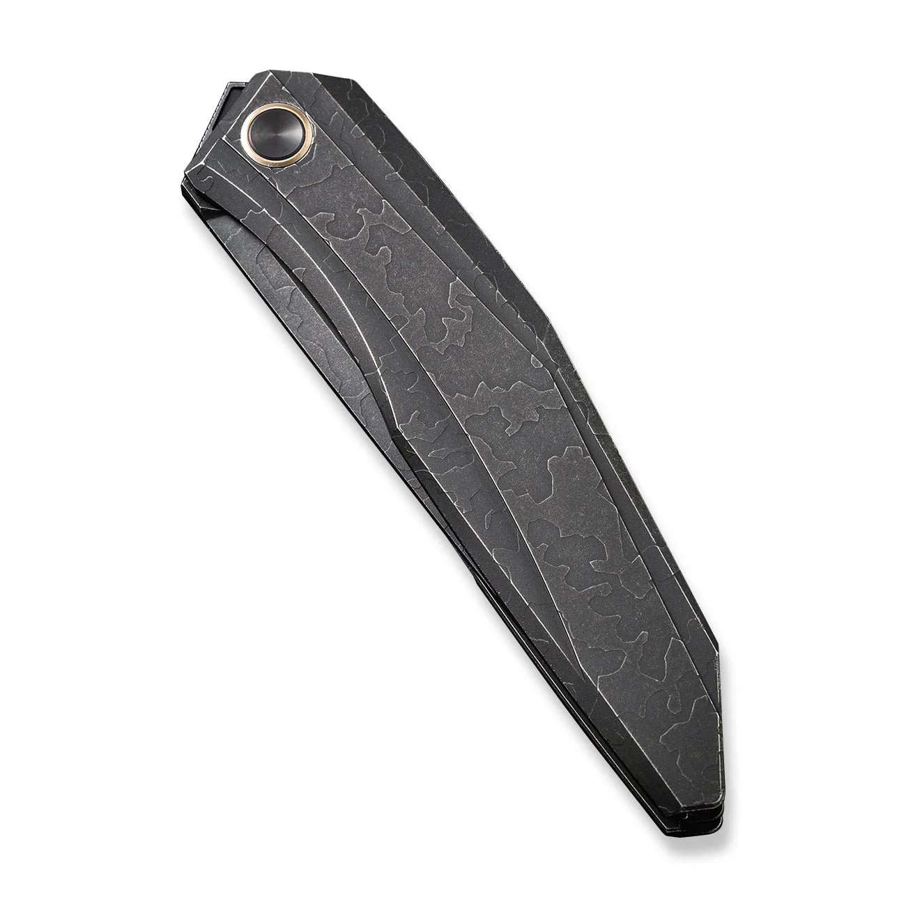 WEKNIFE Cybernetic Top Flipper Knife Titanium Handle (3.91" CPM 20CV Blade) WE22033-4 - Image 6