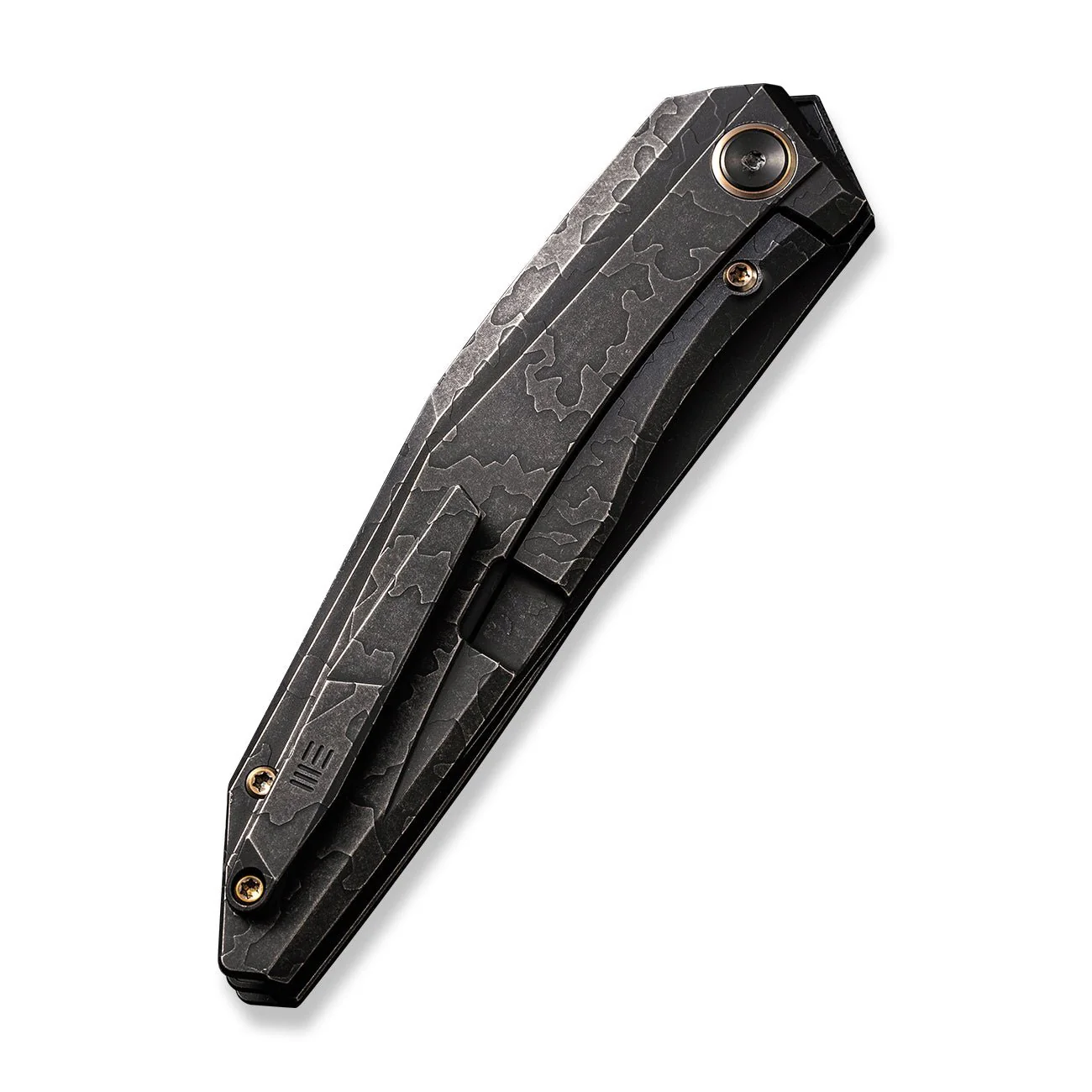 WEKNIFE Cybernetic Top Flipper Knife Titanium Handle (3.91" CPM 20CV Blade) WE22033-4 - Image 7