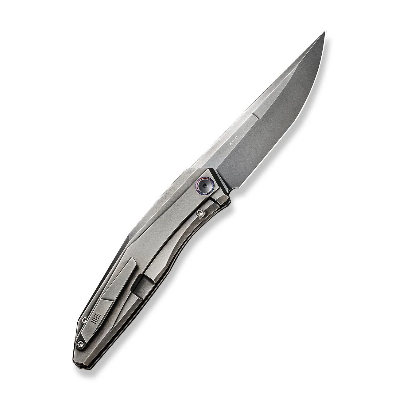 WEKNIFE Cybernetic Top Flipper Knife Titanium Handle (3.91" CPM 20CV Blade) WE22033-6 - Image 2