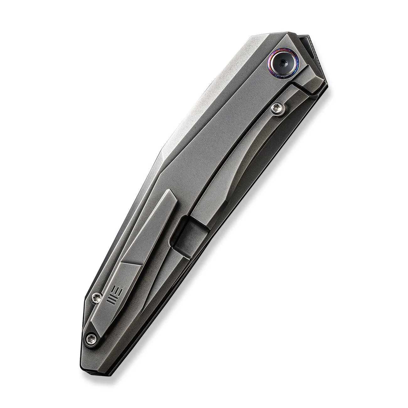 WEKNIFE Cybernetic Top Flipper Knife Titanium Handle (3.91" CPM 20CV Blade) WE22033-6 - Image 7