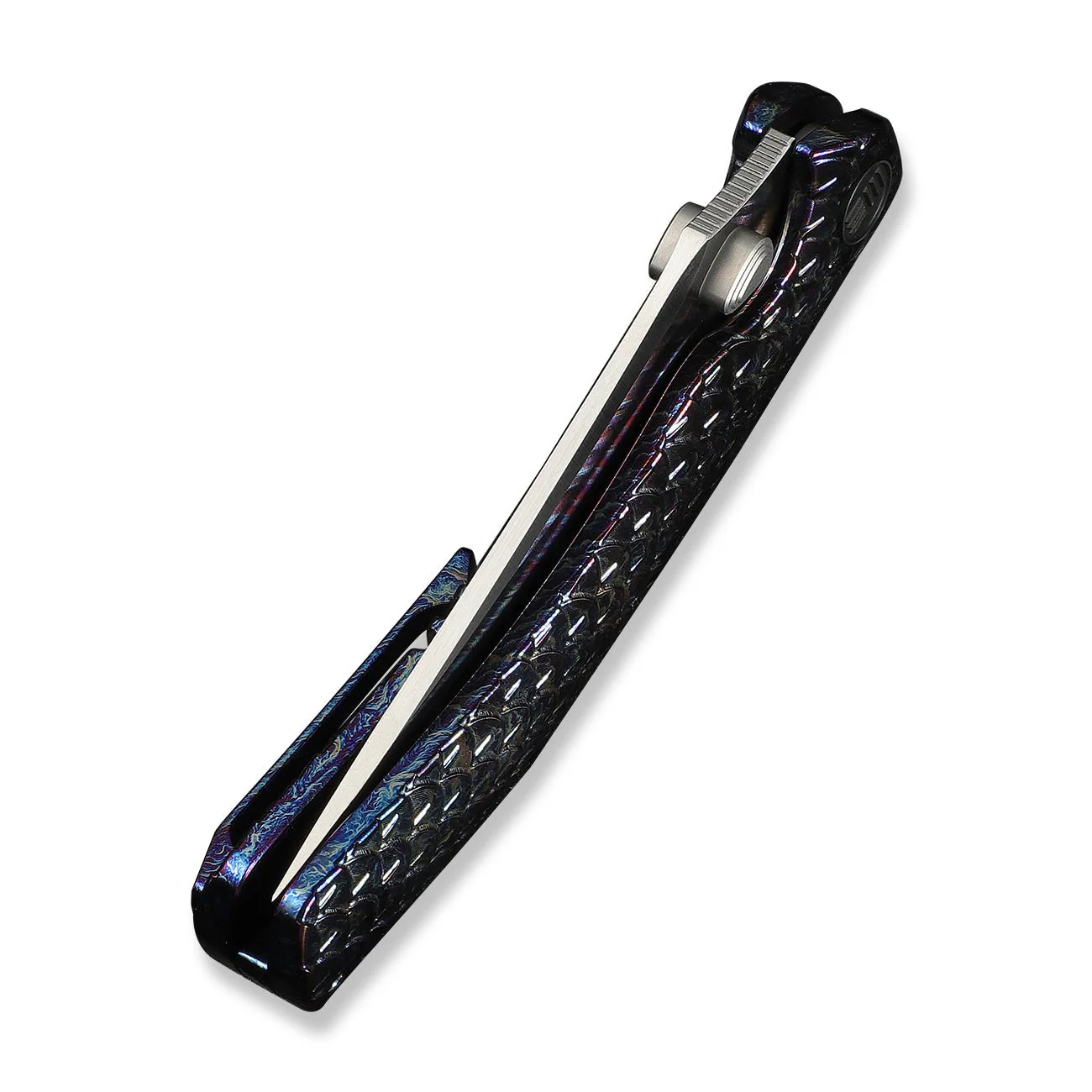 WEKNIFE Dracarys Flipper & Thumb Stud Knife Flamed Titanium Handle (3.58" Satin Finished Bohler M390 Blade) WE25061B-3 - Image 8