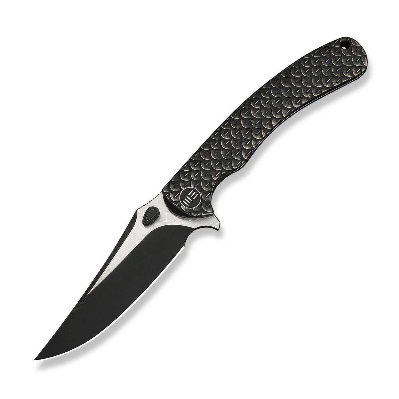 WEKNIFE Dracarys Flipper & Thumb Stud Knife Black Titanium Handle (3.58" Black Stonewashed Bohler M390 Blade, Satin Flat) WE25061B-5 - Image 3