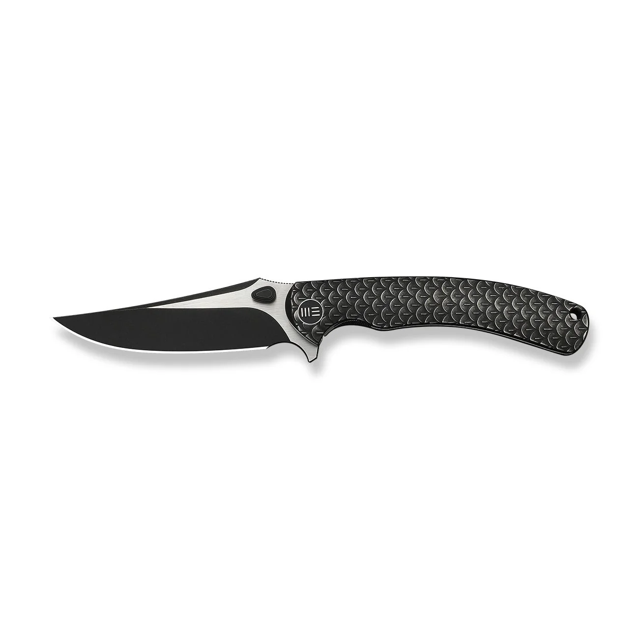 WEKNIFE Dracarys Flipper & Thumb Stud Knife Black Titanium Handle (3.58" Black Stonewashed Bohler M390 Blade, Satin Flat) WE25061B-5 - Image 4