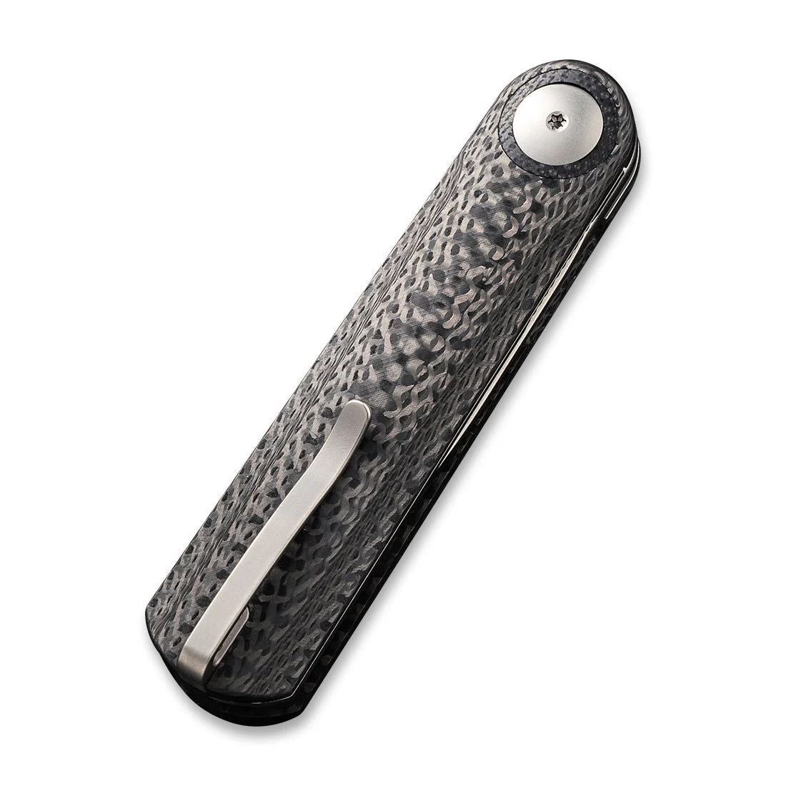 WEKNIFE Eidolon Front Flipper Knife Carbon Fiber Integral Handle (2.86" CPM 20CV Blade) WE19074A-C - Image 6