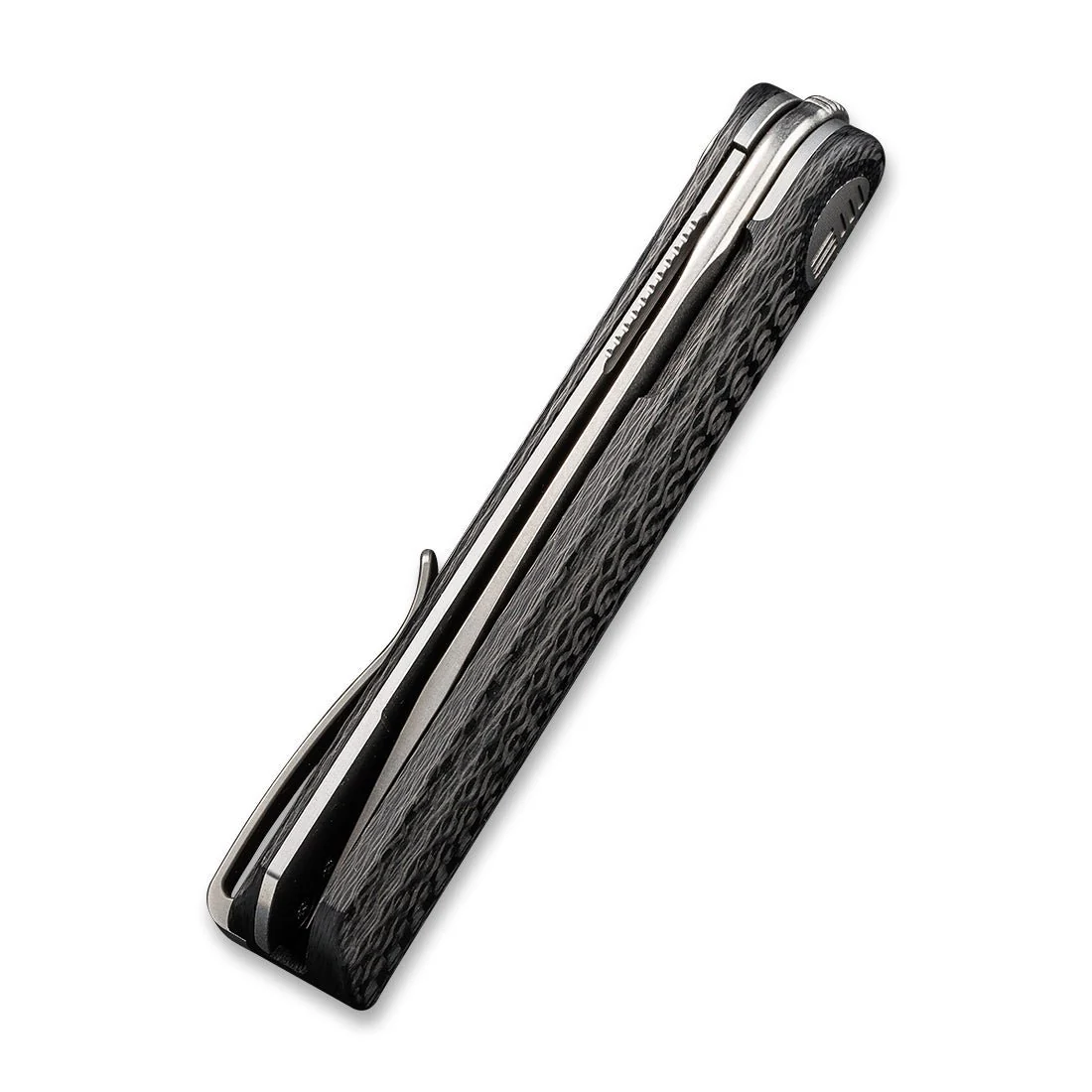 WEKNIFE Eidolon Front Flipper Knife Carbon Fiber Integral Handle (2.86" CPM 20CV Blade) WE19074A-C - Image 7