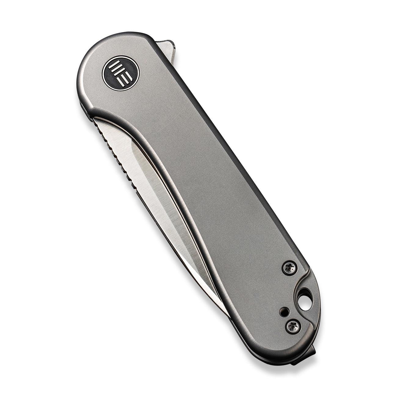 WEKNIFE Elementum Flipper Knife Titanium Handle (2.96" CPM 20CV Blade) WE18062X-1 - Image 6