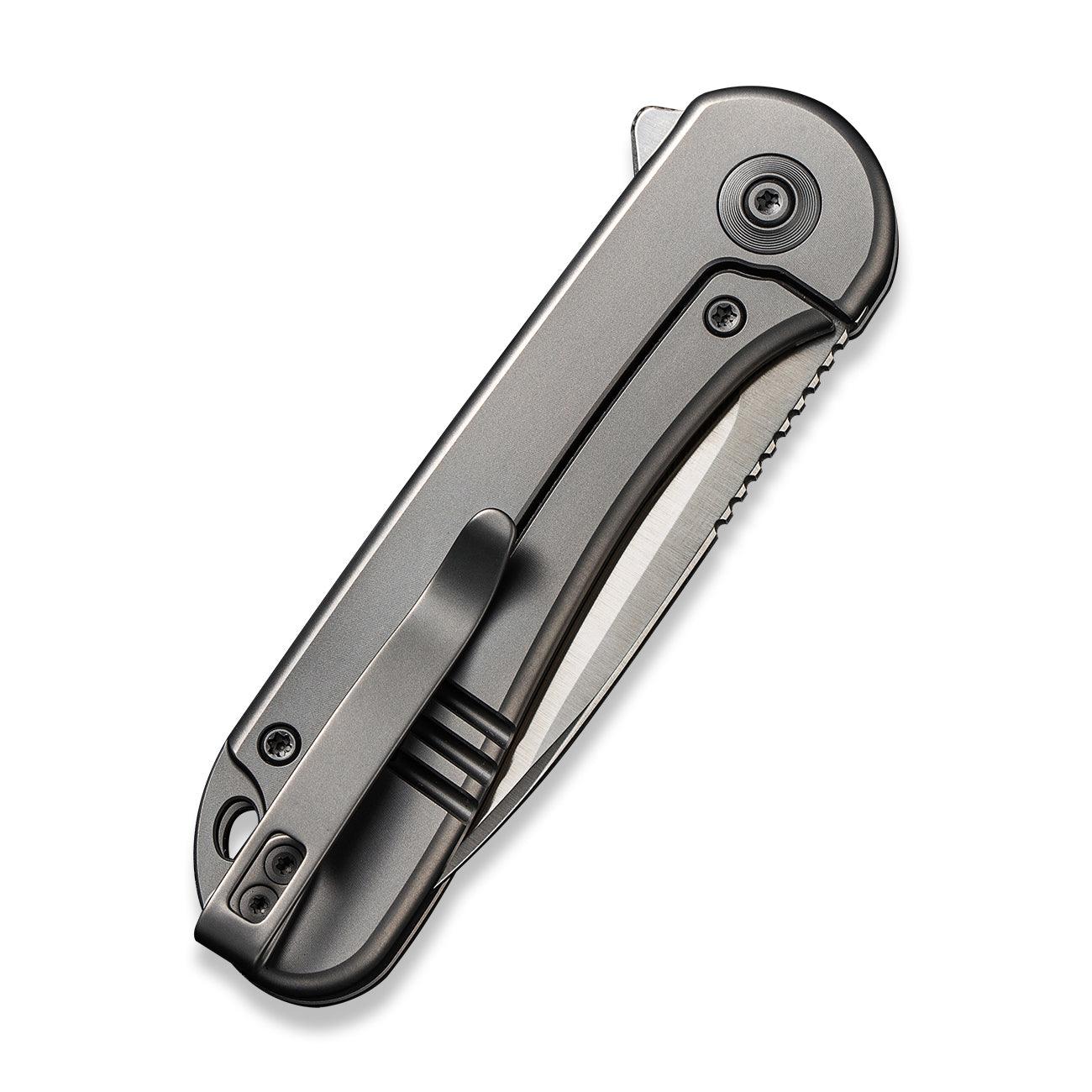 WEKNIFE Elementum Flipper Knife Titanium Handle (2.96" CPM 20CV Blade) WE18062X-1 - Image 7