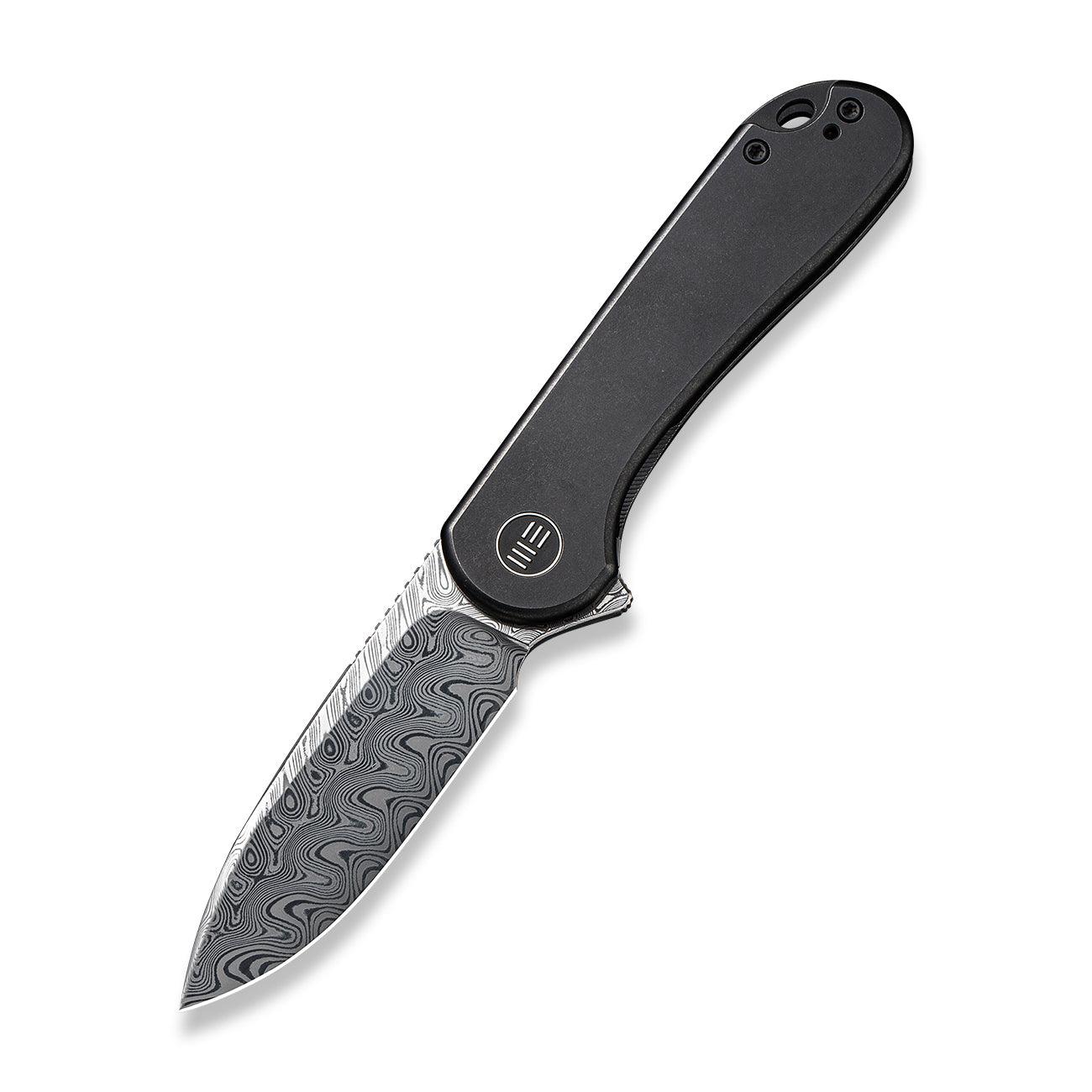 WEKNIFE Elementum Flipper Knife Titanium Handle (2.96" Damasteel Blade) WE18062X-DS1 - Image 4