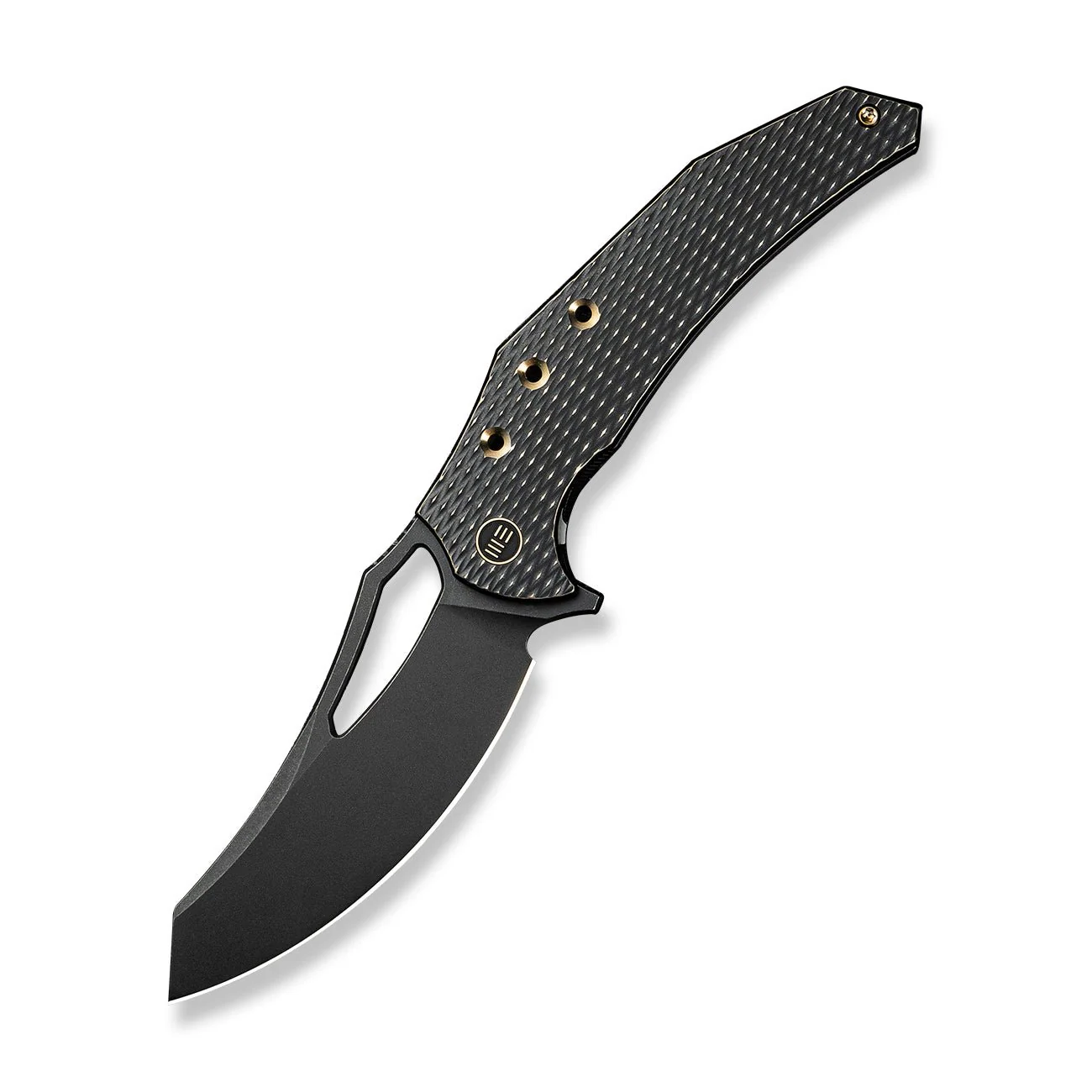 WEKNIFE Epaulette Flipper & Thumb Hole Knife Titanium Handle (3.45" M390 Blade) WE24024-1 - Image 3