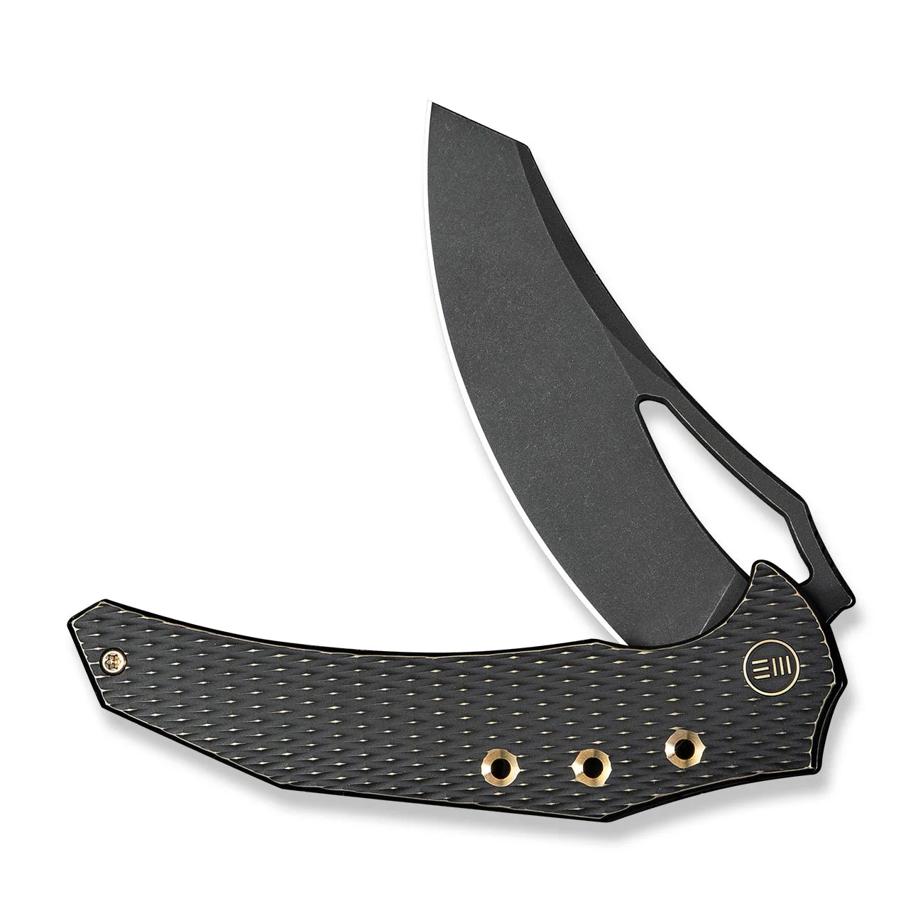 WEKNIFE Epaulette Flipper & Thumb Hole Knife Titanium Handle (3.45" M390 Blade) WE24024-1 - Image 5