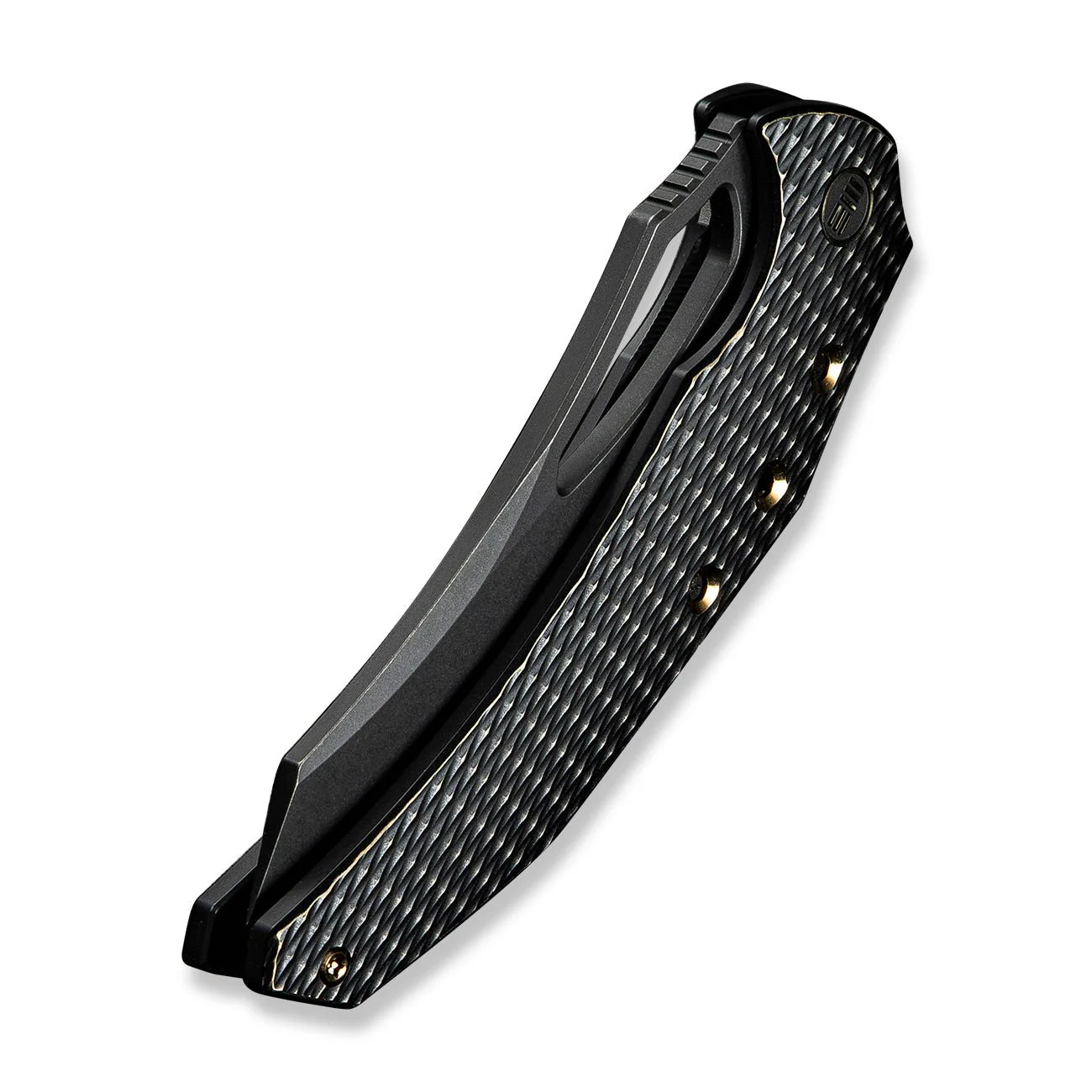 WEKNIFE Epaulette Flipper & Thumb Hole Knife Titanium Handle (3.45" M390 Blade) WE24024-1 - Image 8