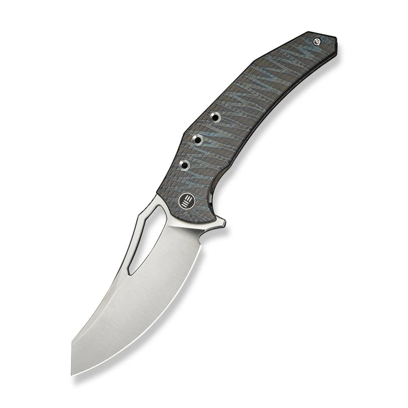 WEKNIFE Epaulette Flipper & Thumb Hole Knife Titanium Handle (3.45" M390 Blade) WE24024-2 - Image 3