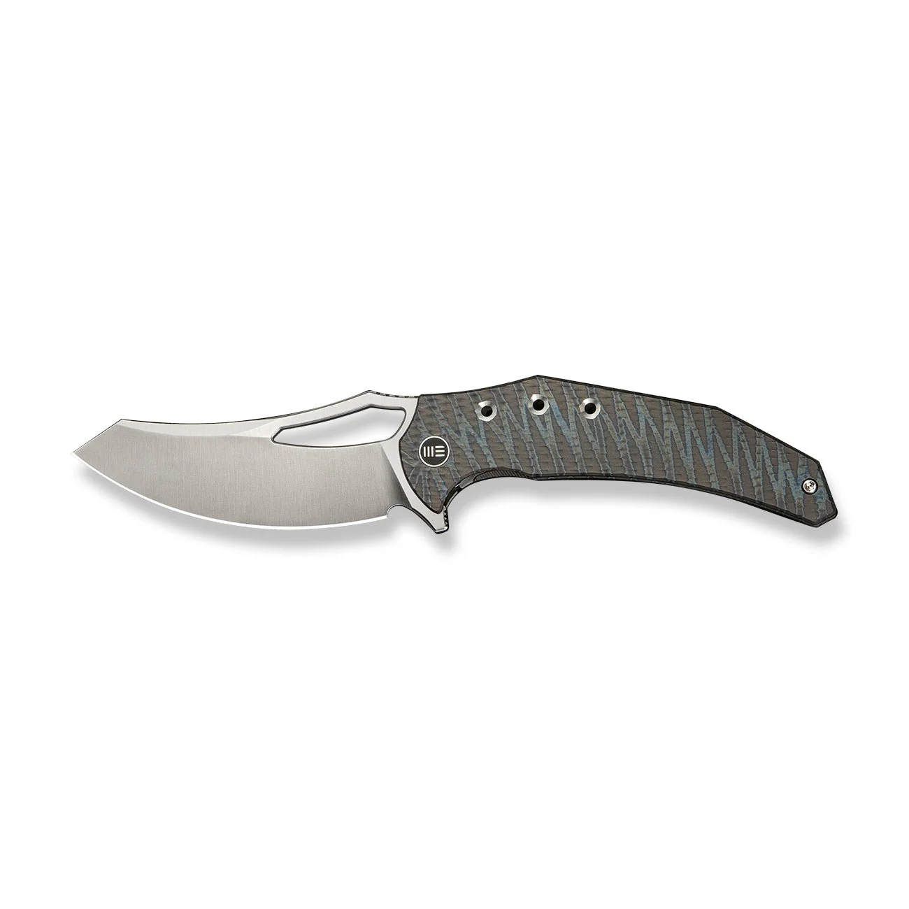WEKNIFE Epaulette Flipper & Thumb Hole Knife Titanium Handle (3.45" M390 Blade) WE24024-2 - Image 4