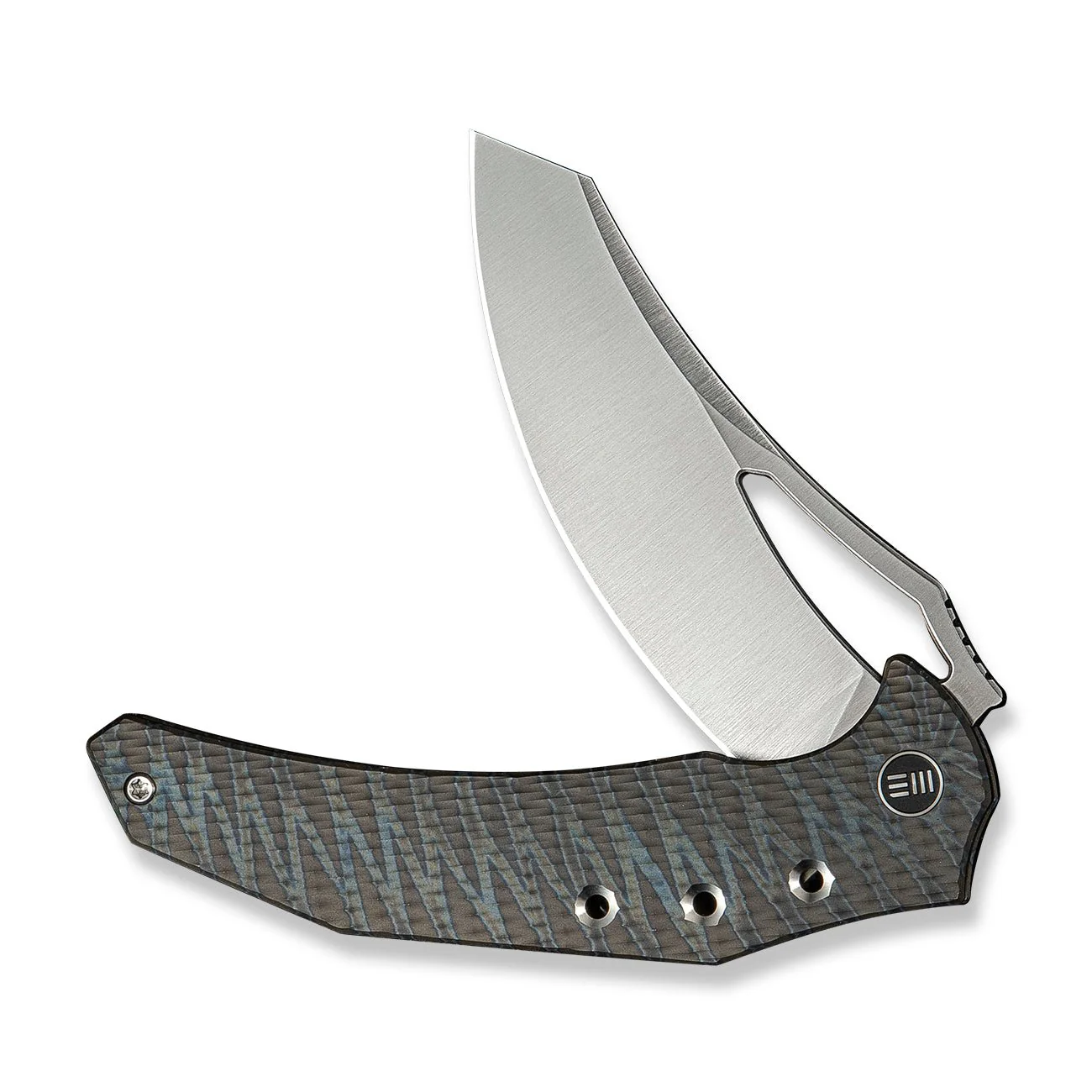WEKNIFE Epaulette Flipper & Thumb Hole Knife Titanium Handle (3.45" M390 Blade) WE24024-2 - Image 5