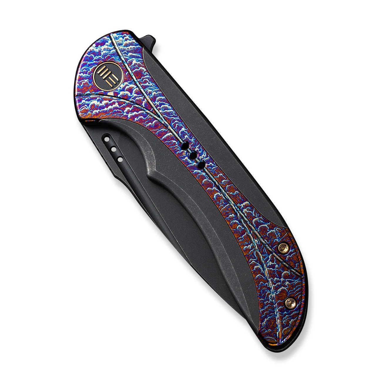 WEKNIFE Equivik Flipper Knife Titanium Handle (3.48" CPM 20CV Blade) WE23020-2 - Image 7