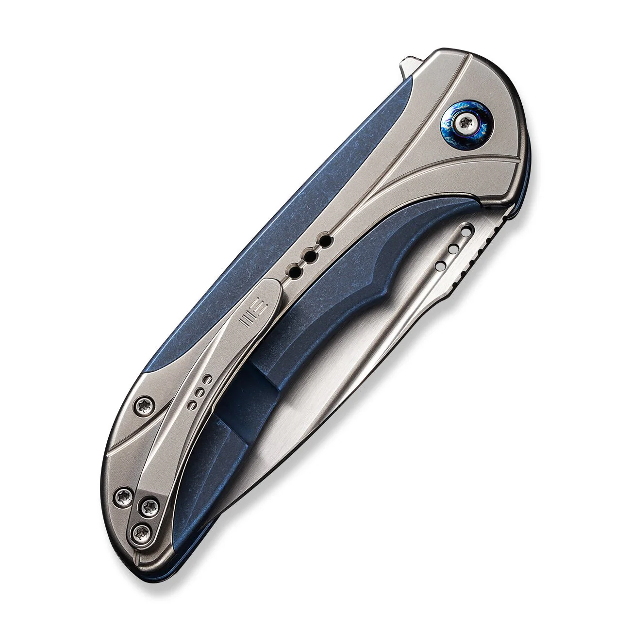 WEKNIFE Equivik Flipper Knife Titanium Handle (3.48" CPM 20CV Blade) WE23020-3 - Image 8