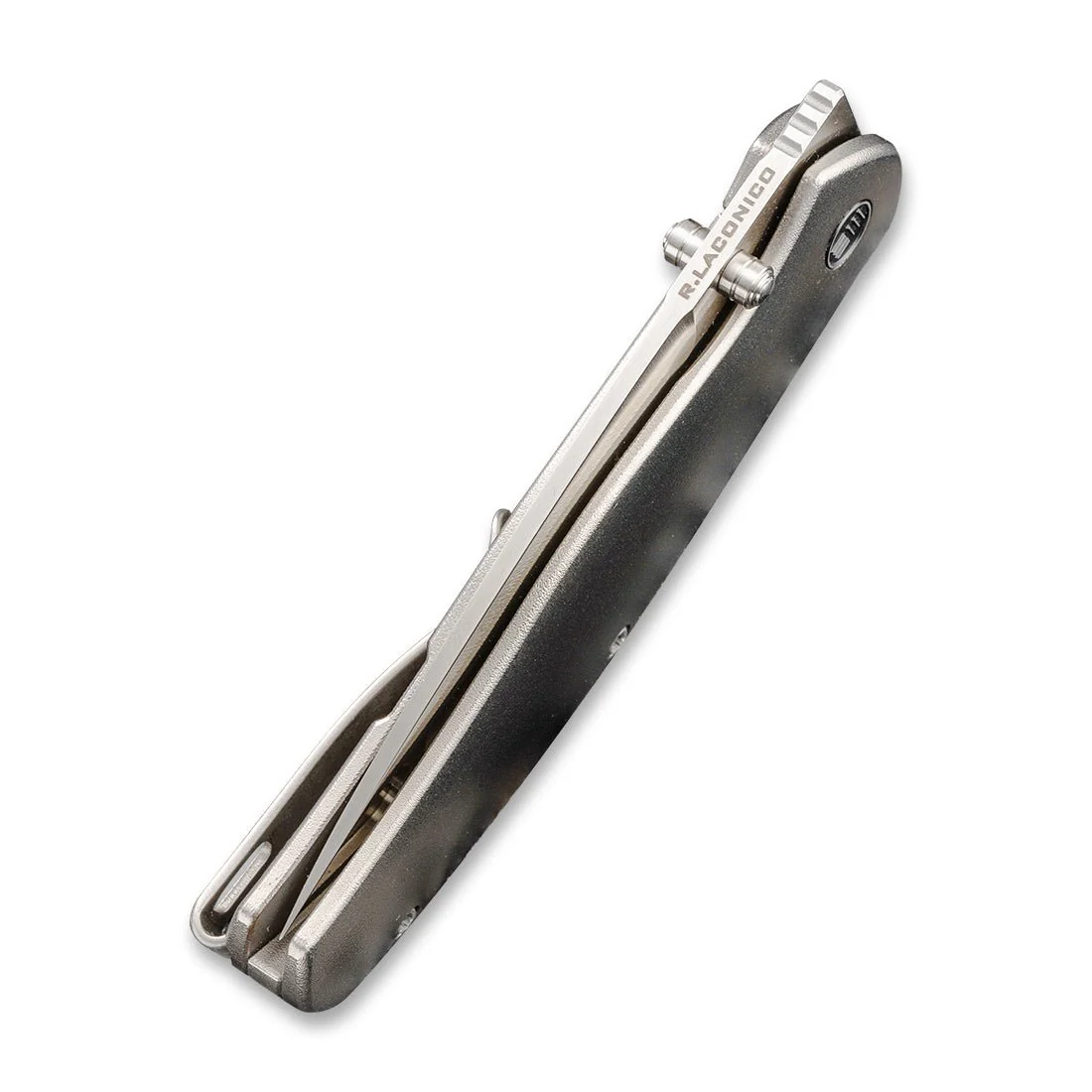 WEKNIFE Esprit Thumb Stud & Front Flipper Knife Titanium Handle (3.25" CPM 20CV Blade) WE20025B-A - Image 7