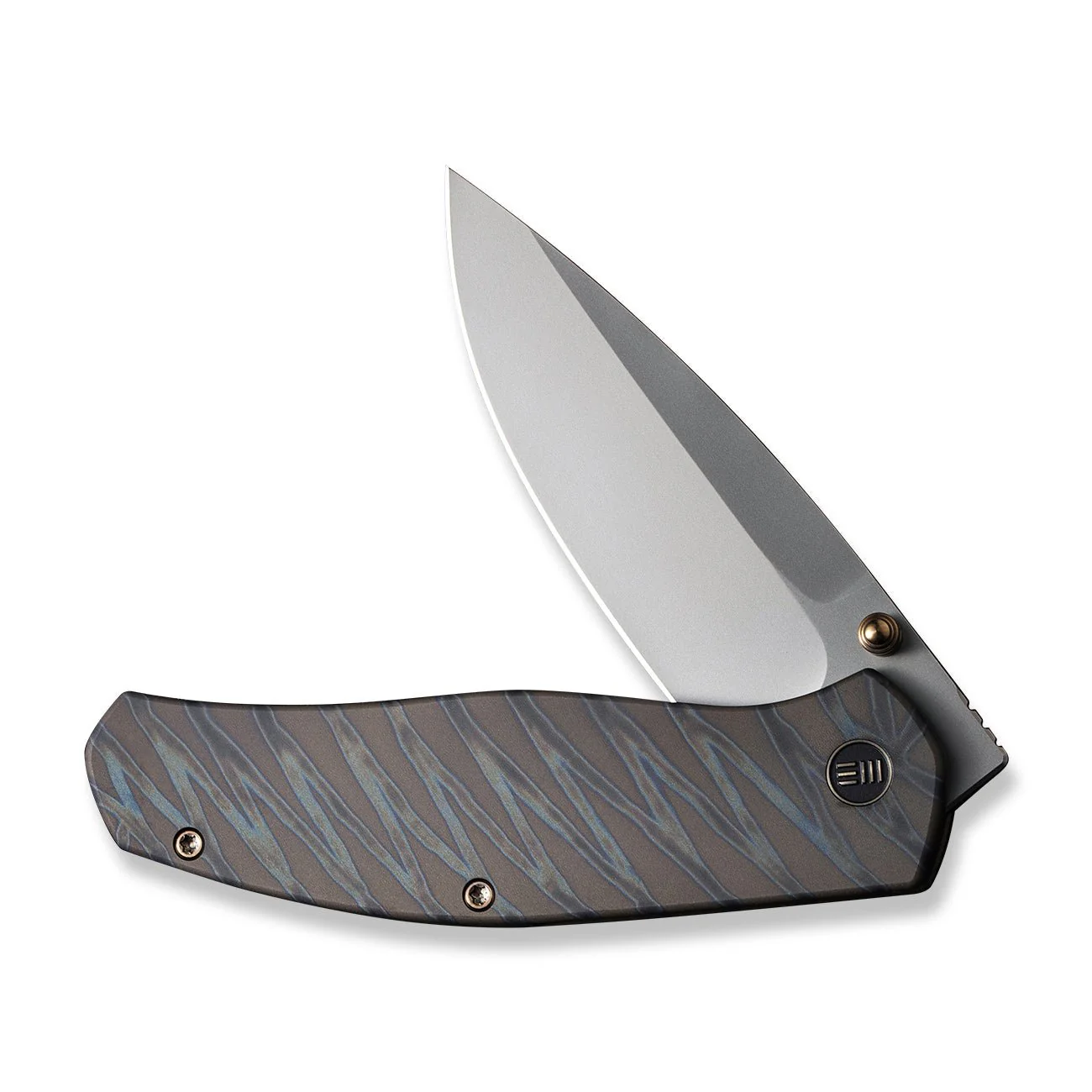 WEKNIFE Esprit Front Flipper & Thumb Stud Knife Titanium Handle (3.25" CPM 20CV Blade) WE20025B-B - Image 5