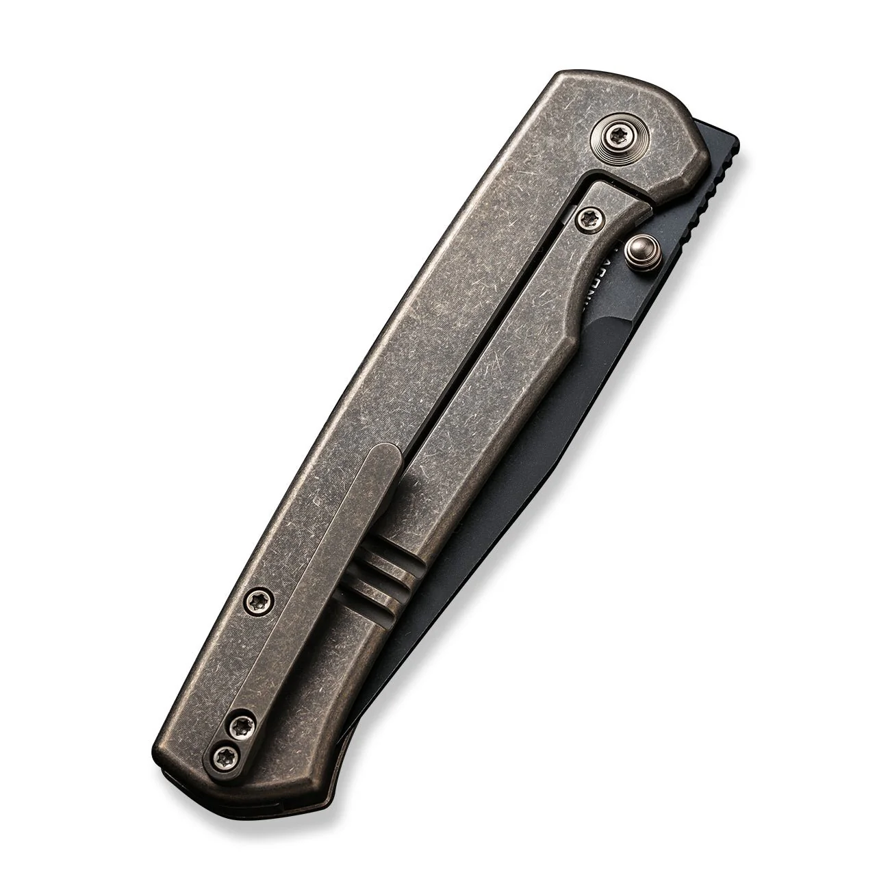 WEKNIFE Evoke Thumb Stud & Front Flipper Knife Titanium Handle (3.48" CPM 20CV) WE21046-2 - Image 7