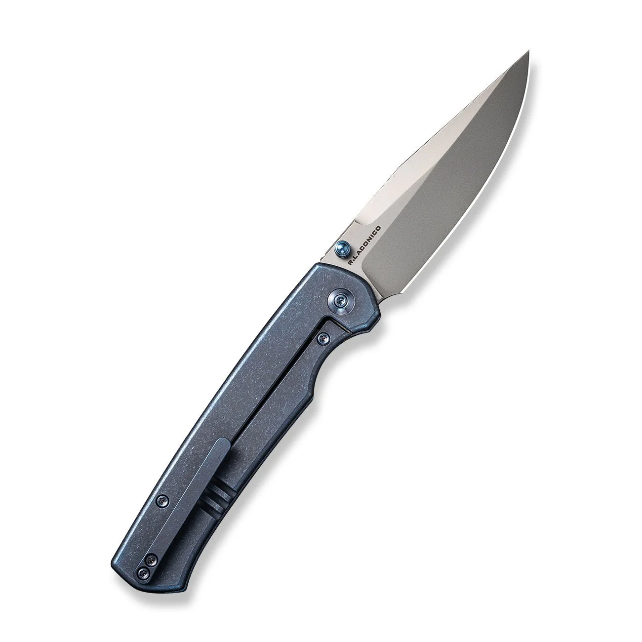 WEKNIFE Evoke Thumb Stud & Front Flipper Knife Titanium Handle (3.48" CPM 20CV) WE21046-3 - Image 2