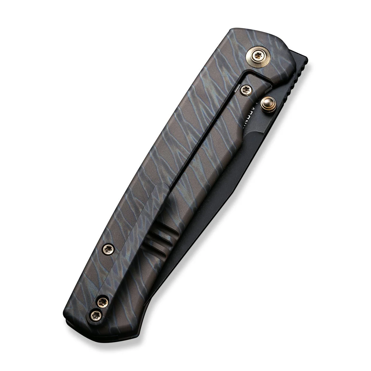 WEKNIFE Evoke Thumb Stud & Front Flipper Knife Titanium Handle (3.48" CPM 20CV) WE21046-4 - Image 7