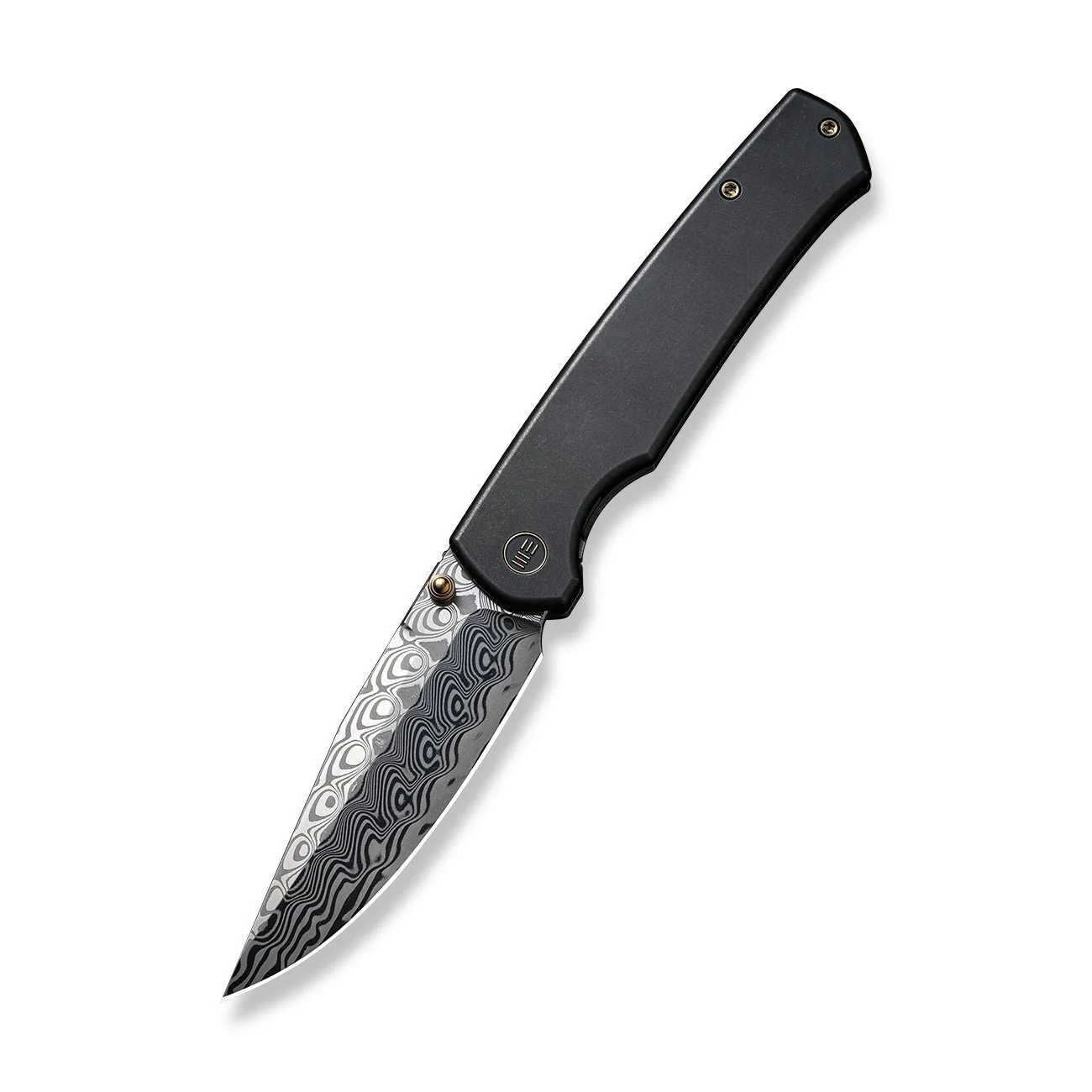 WEKNIFE Evoke Thumb Stud & Front Flipper Knife Titanium Handle (3.48" Damasteel) WE21046-DS1 - Image 3