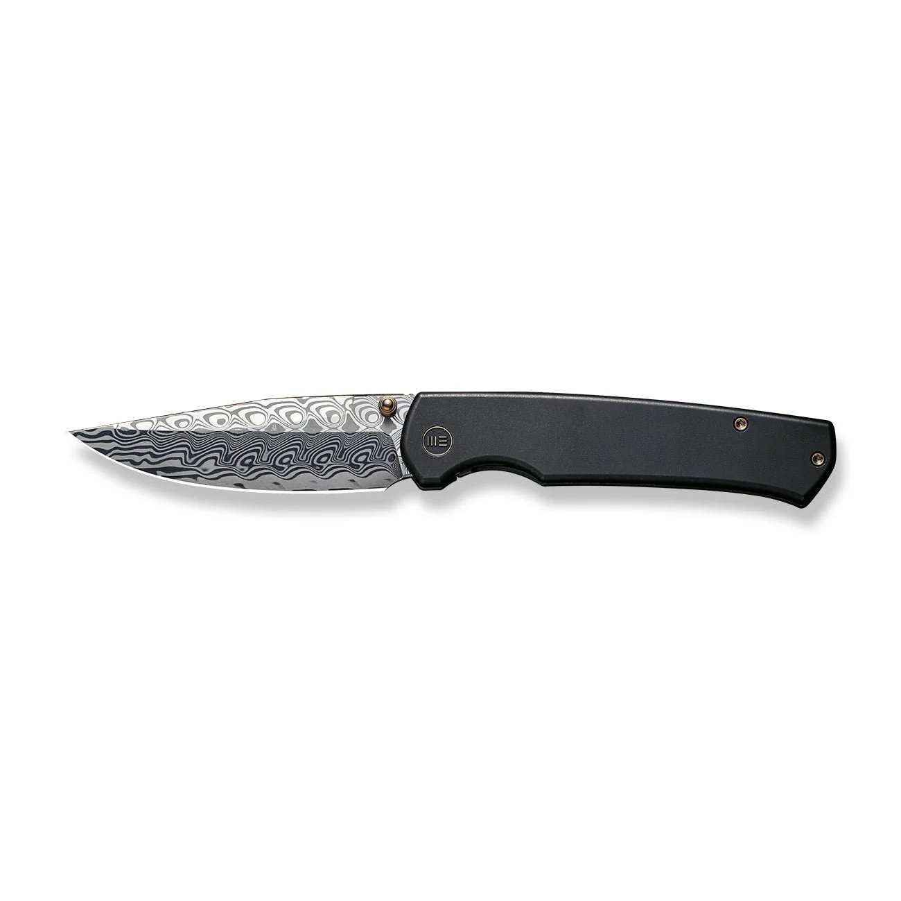WEKNIFE Evoke Thumb Stud & Front Flipper Knife Titanium Handle (3.48" Damasteel) WE21046-DS1 - Image 4