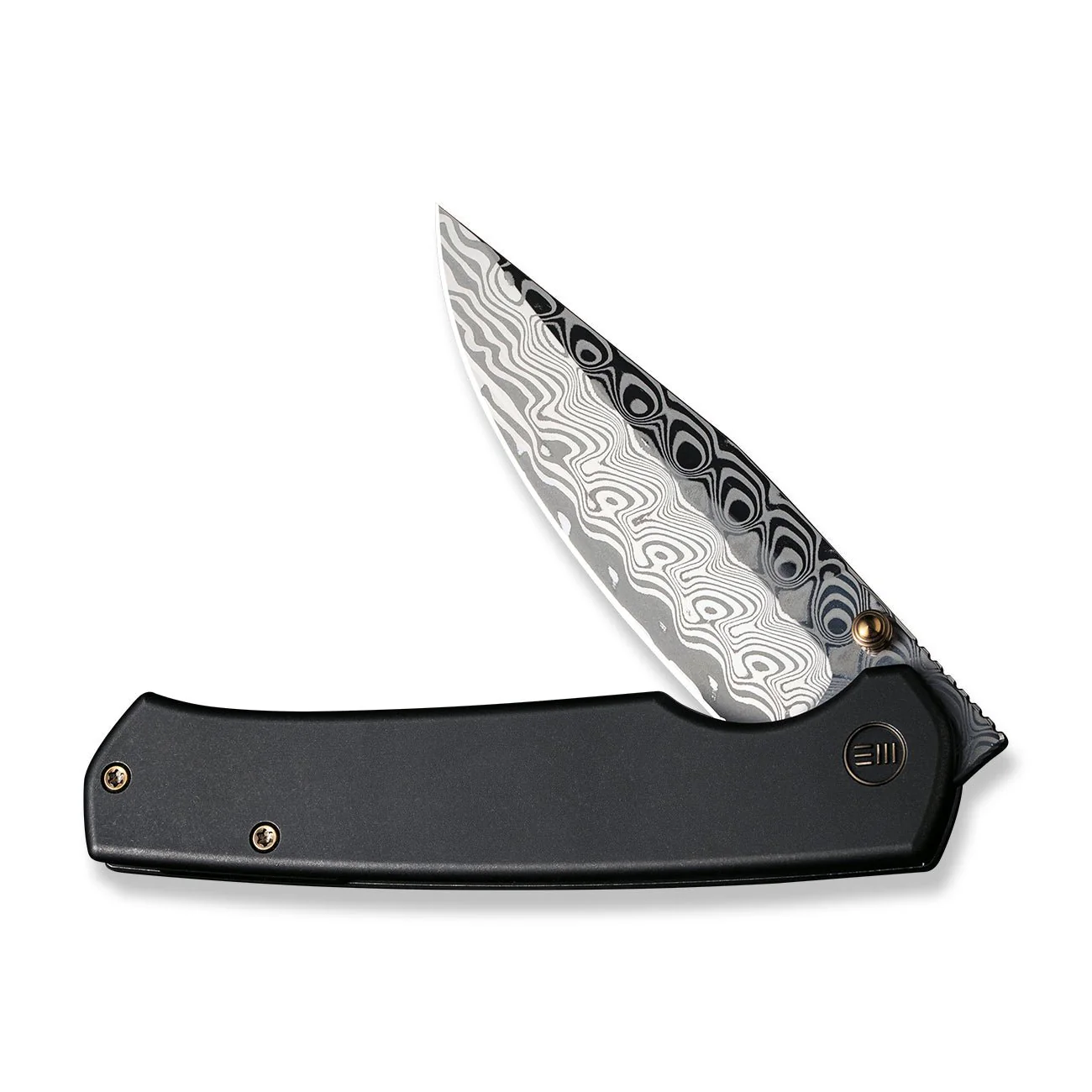 WEKNIFE Evoke Thumb Stud & Front Flipper Knife Titanium Handle (3.48" Damasteel) WE21046-DS1 - Image 5
