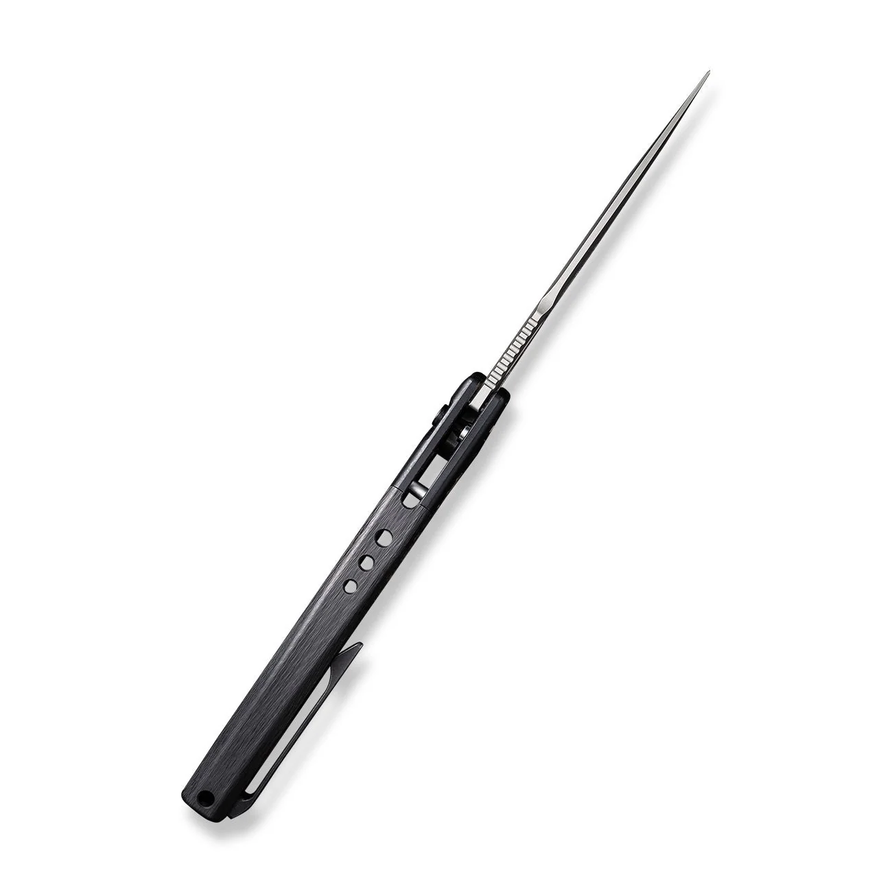 WEKNIFE Exciton Flipper & Thumb Hole & Button Lock Knife Titanium Handle (3.68" CPM 20CV Blade) WE22038A-1 - Image 9