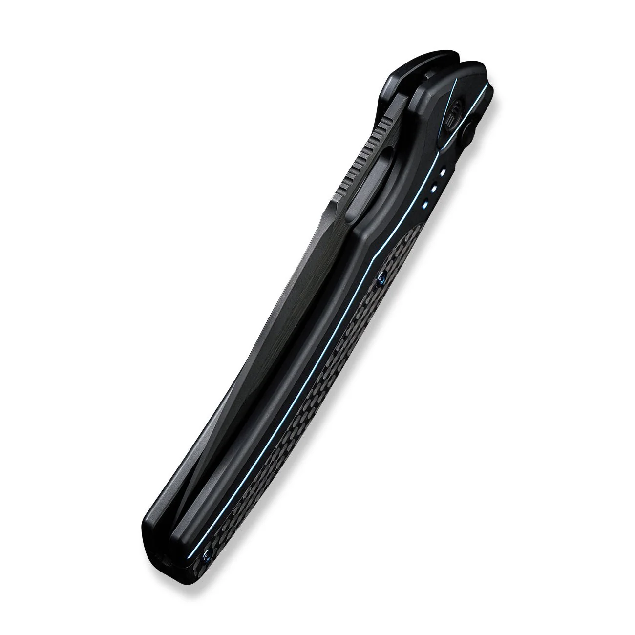 WEKNIFE Exciton Flipper & Thumb Hole & Button Lock Knife Titanium Handle (3.68" CPM 20CV Blade) WE22038A-2 - Image 8