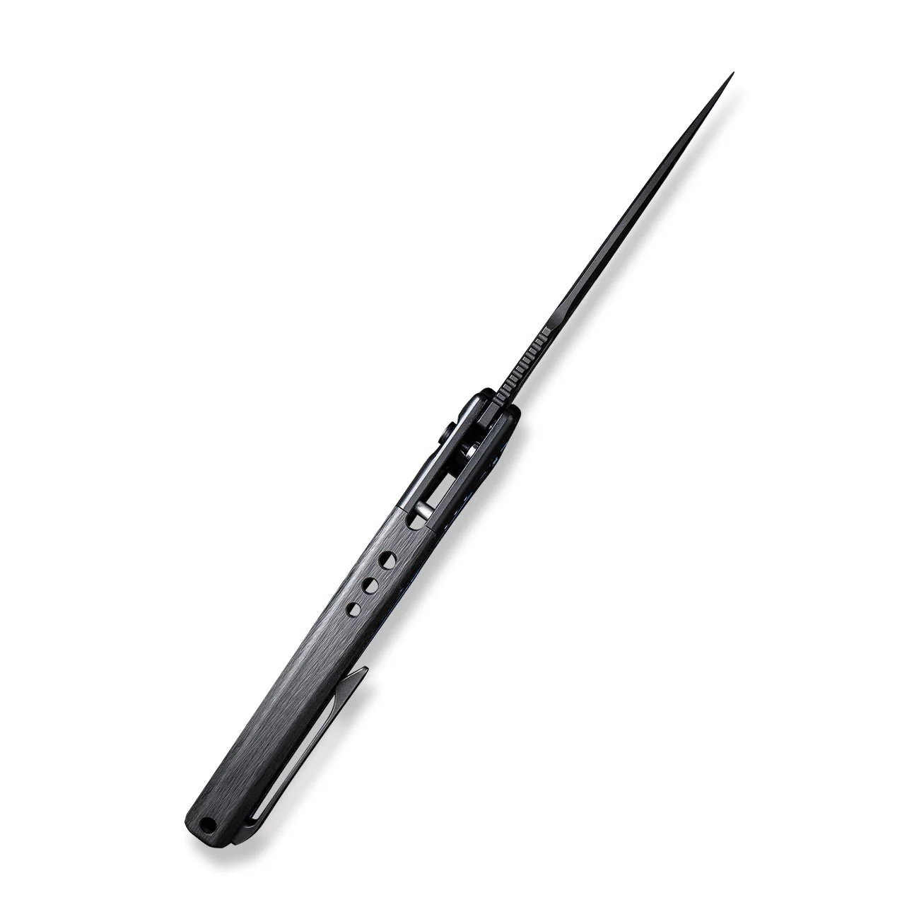 WEKNIFE Exciton Flipper & Thumb Hole & Button Lock Knife Titanium Handle (3.68" CPM 20CV Blade) WE22038A-2 - Image 9