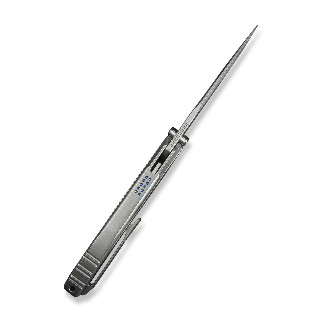 WEKNIFE Ezinta Flipper & Thumb Stud Knife Titanium Handle (3.99" M390 Blade) WE22041-2 - Image 9